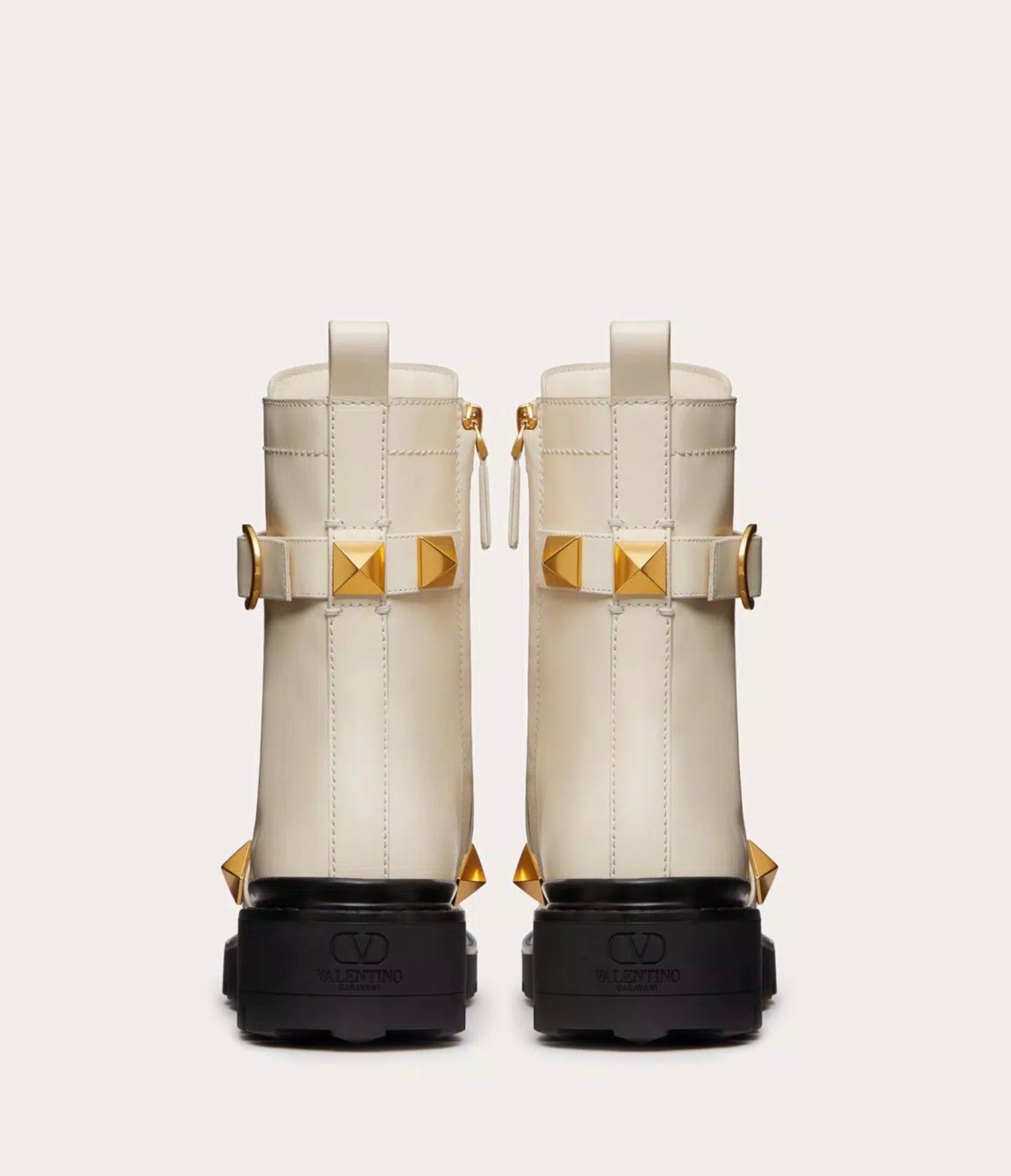 Valentino Valentino Roman Stud Combat Boots SIZE 41.5 Size ONE SIZE - 3 Thumbnail
