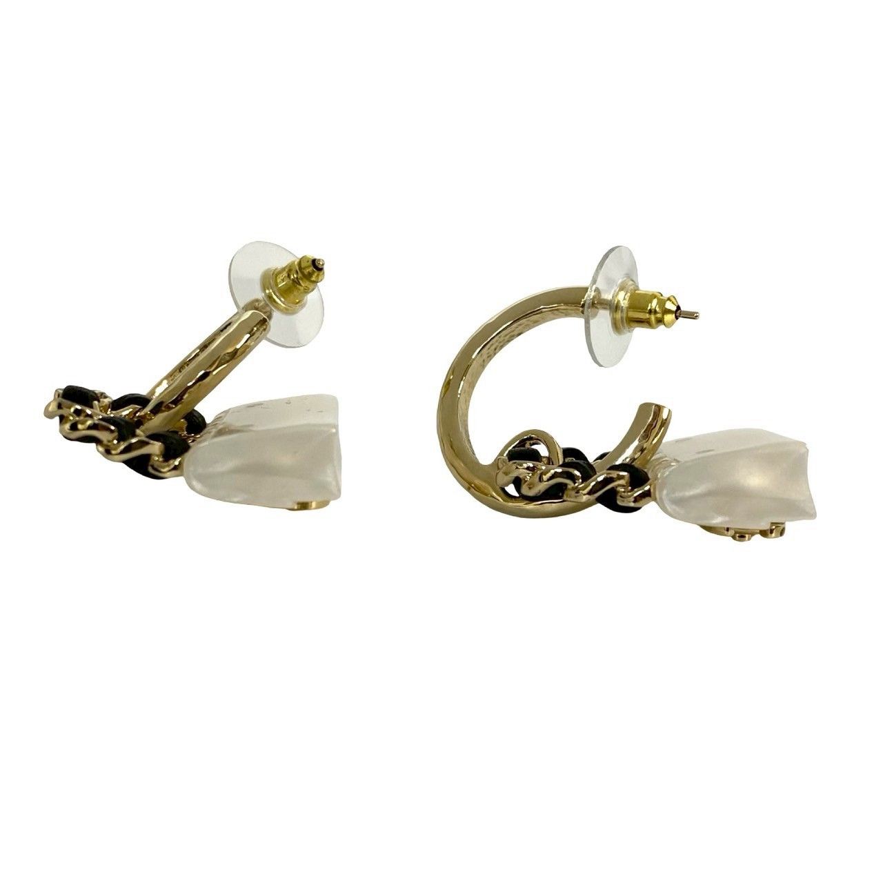 Chanel Chanel Chanel Coco Mark Matelasse Earrings Plastic Earrings DUTY FREE for USA Size ONE SIZE - 2 Thumbnail