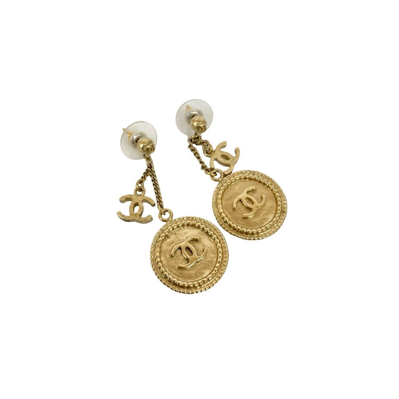 Chanel Chanel Chanel Coco Mark Coin Earrings Metal Earrings DUTY FREE for USA Size ONE SIZE - 5 Thumbnail