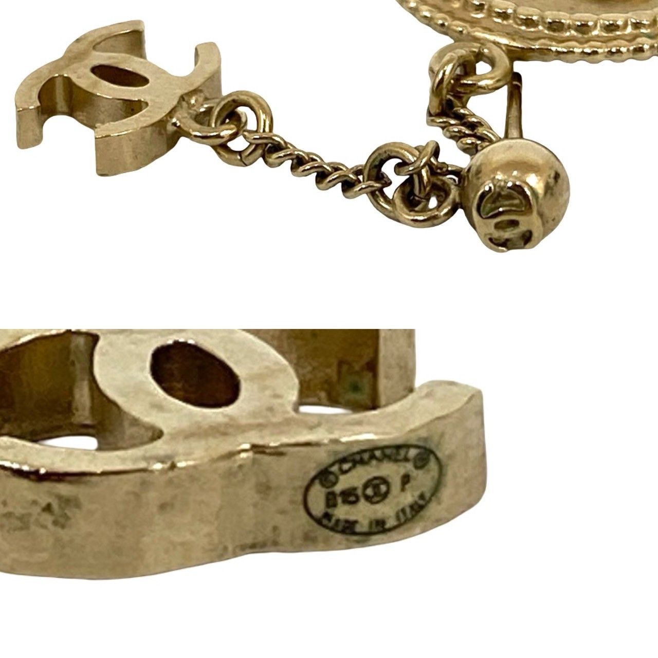 Chanel Chanel Chanel Coco Mark Coin Earrings Metal Earrings DUTY FREE for USA Size ONE SIZE - 3 Thumbnail