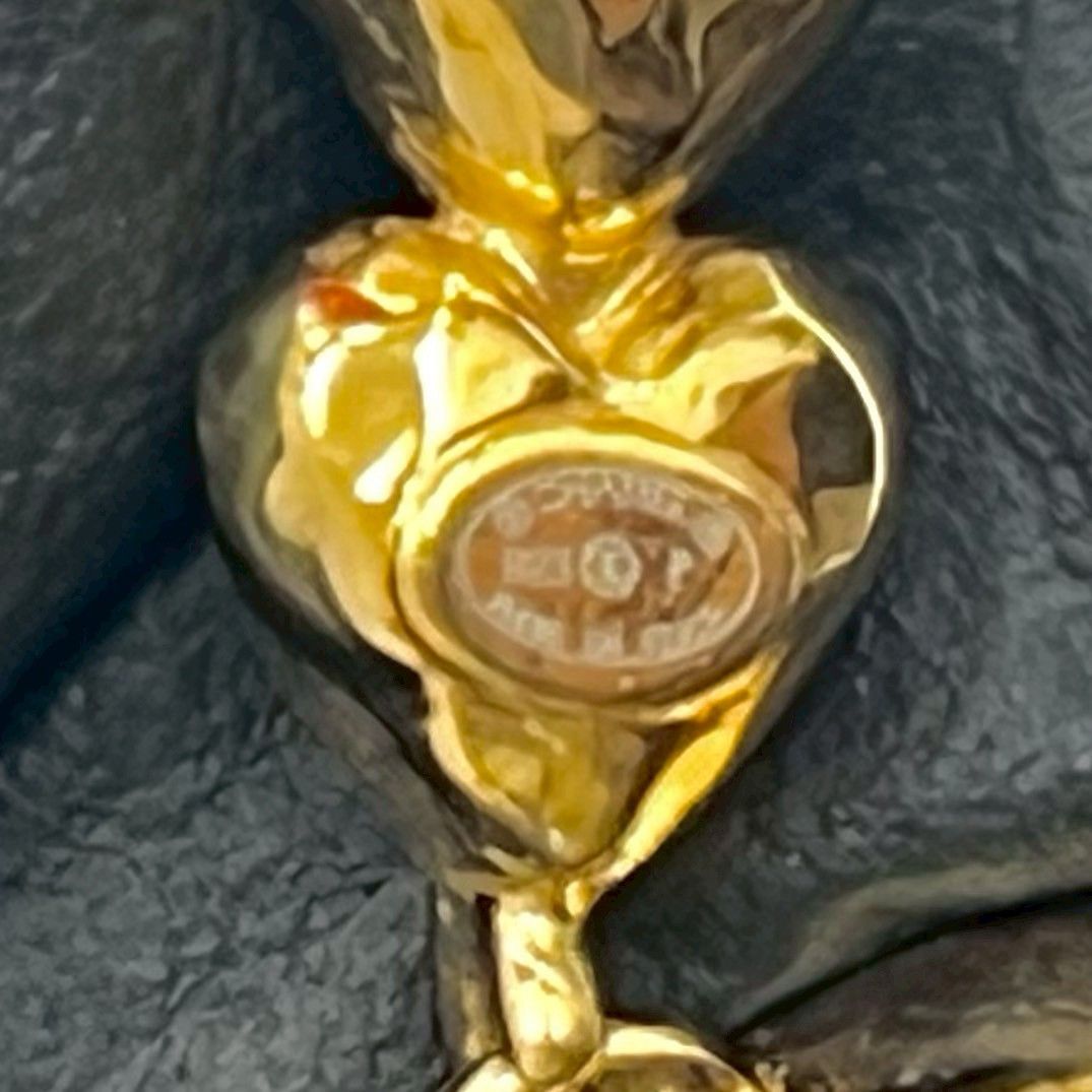 Chanel Chanel Chanel Coco Mark Heart Earrings Metal Earrings DUTY FREE for USA Size ONE SIZE - 3 Thumbnail