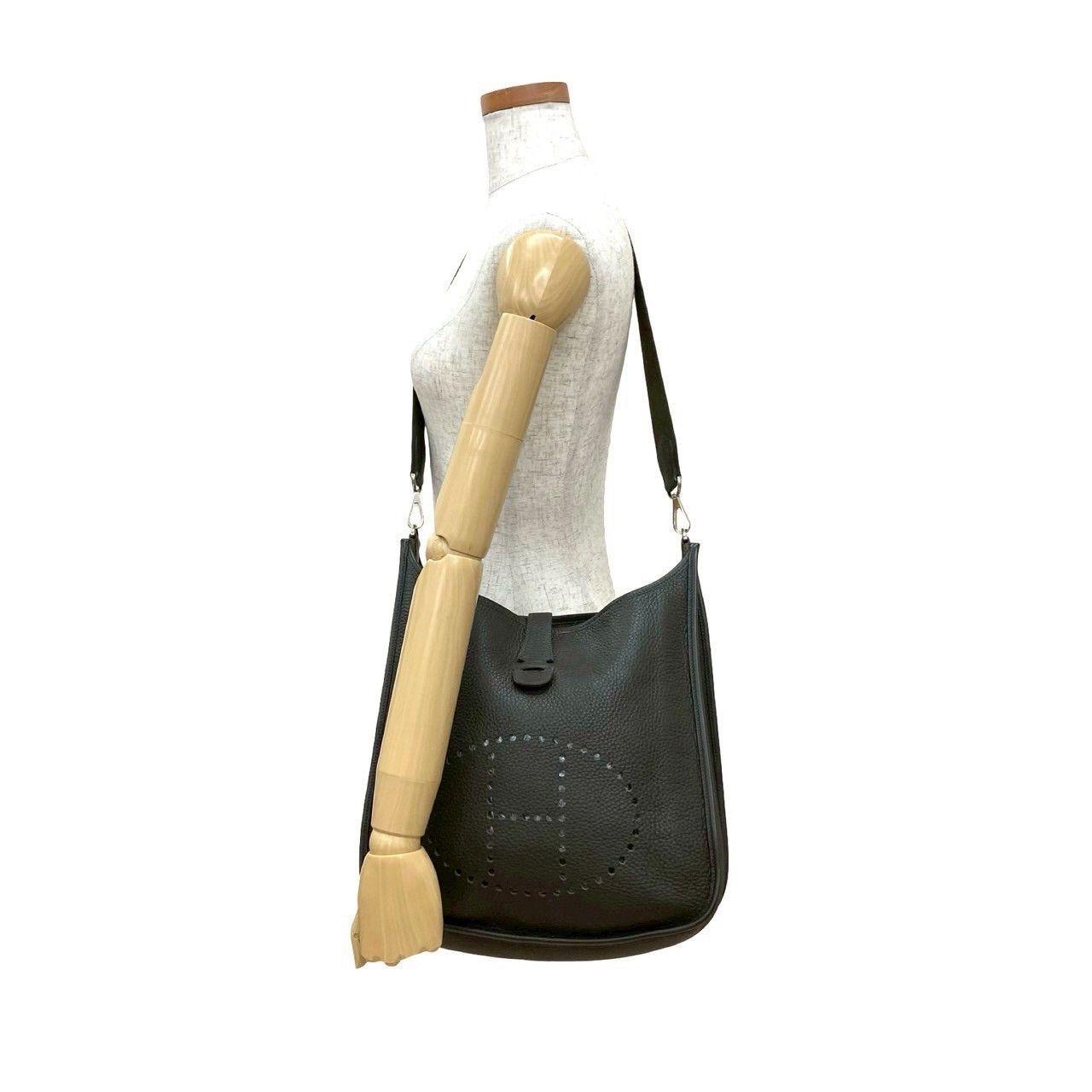 Hermes Hermes Hermes Evelyne III Taurillon Clemence Shoulder Bag Leather Shoulder Bag Stamp H (2004) DUTY FREE for USA Size ONE SIZE - 3 Thumbnail