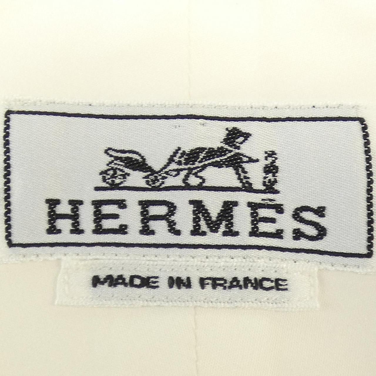 Hermes Hermes Hermes Shirt Cotton Dress Shirt DUTY FREE for USA Size ONE SIZE - 4 Thumbnail
