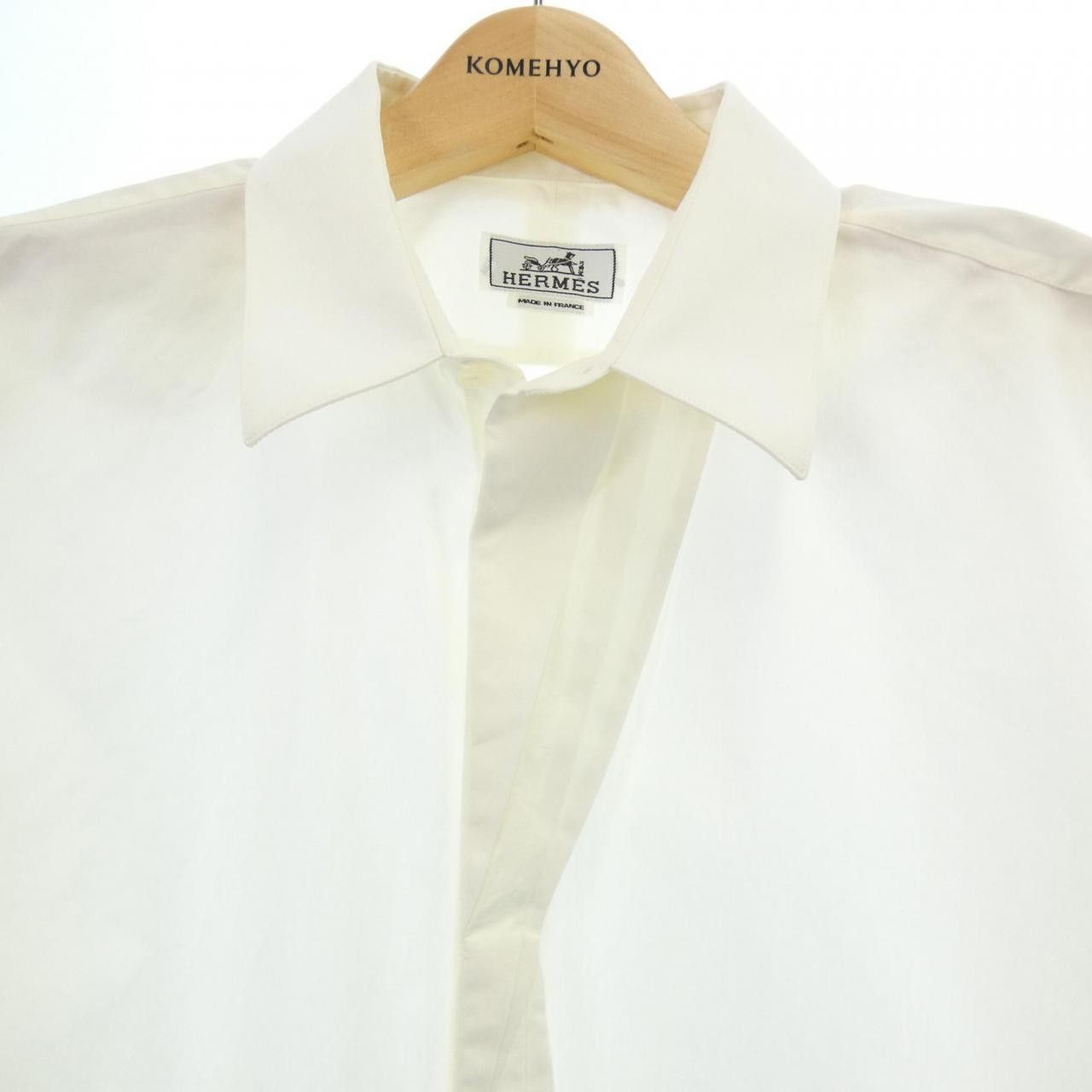 Hermes Hermes Hermes Shirt Cotton Dress Shirt DUTY FREE for USA Size ONE SIZE - 5 Thumbnail