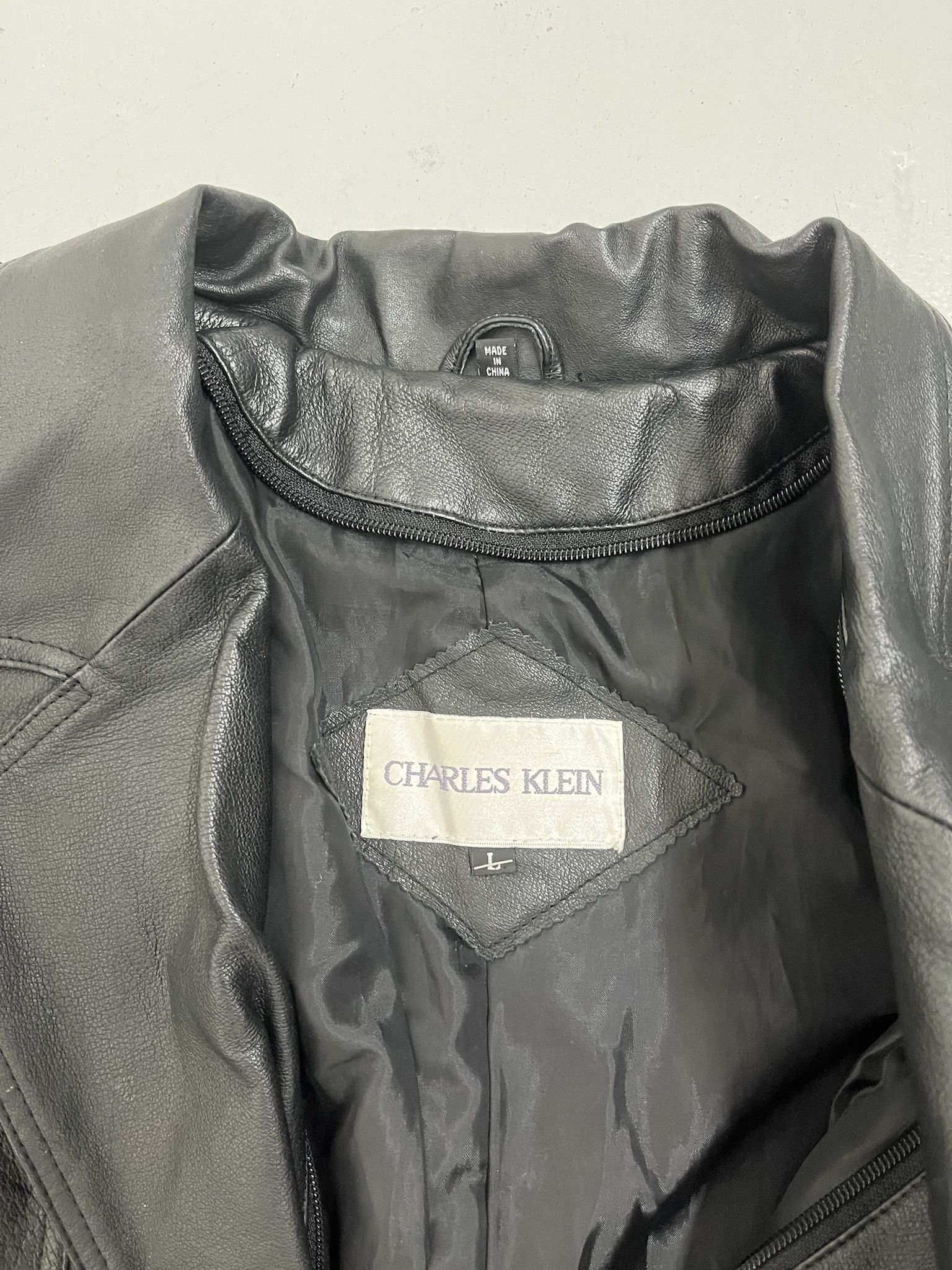 Wilsons Leather Vintage 90s Leather Trench Coat Charles Klein Padded Leather Dusteer Size L Size US L / EU 52-54 / 3 - 2 Thumbnail