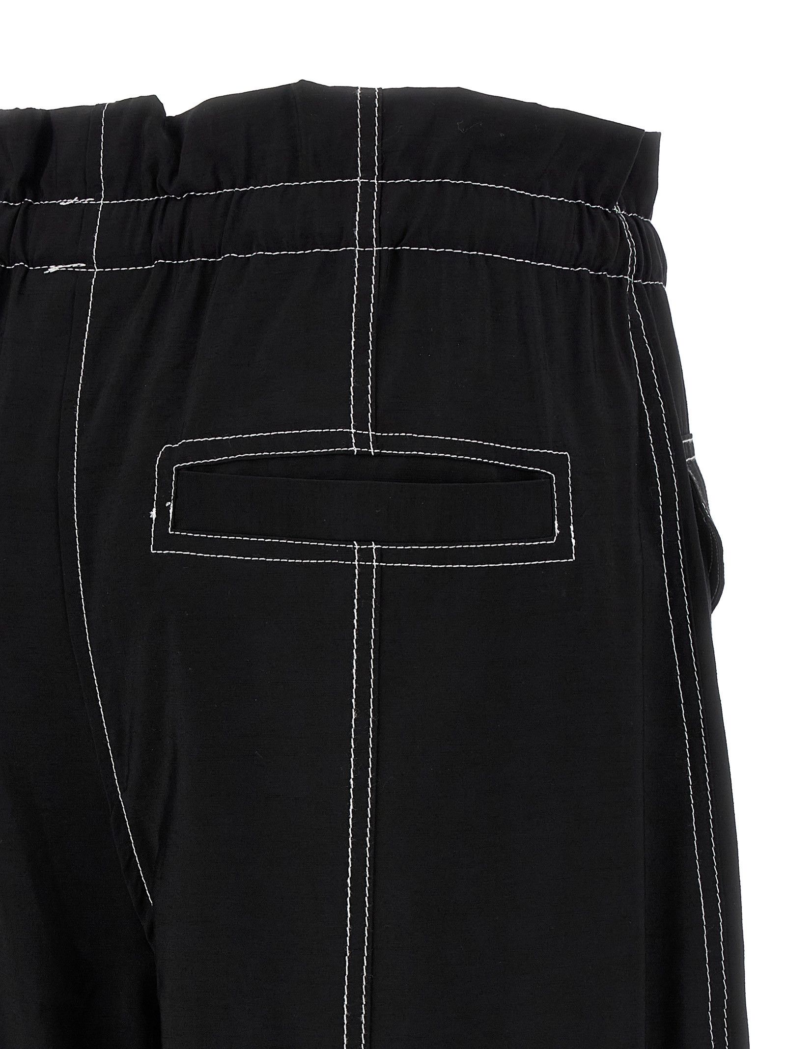 Ganni 'Light Slub Pocket' Pants Size 24" / US 00 / IT 34 - 4 Thumbnail