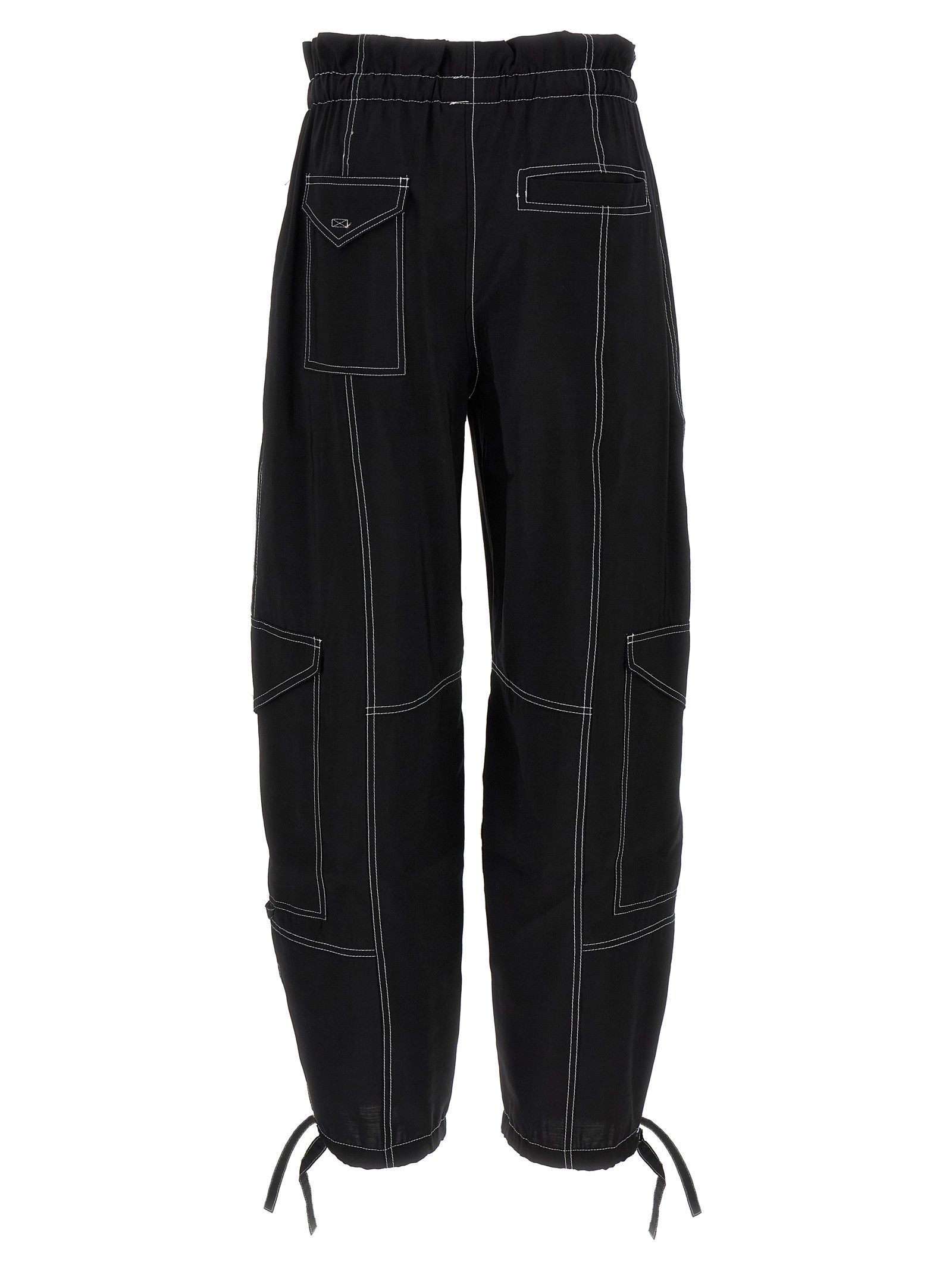 Ganni 'Light Slub Pocket' Pants Size 25" / US 0 / IT 36 - 2 Thumbnail