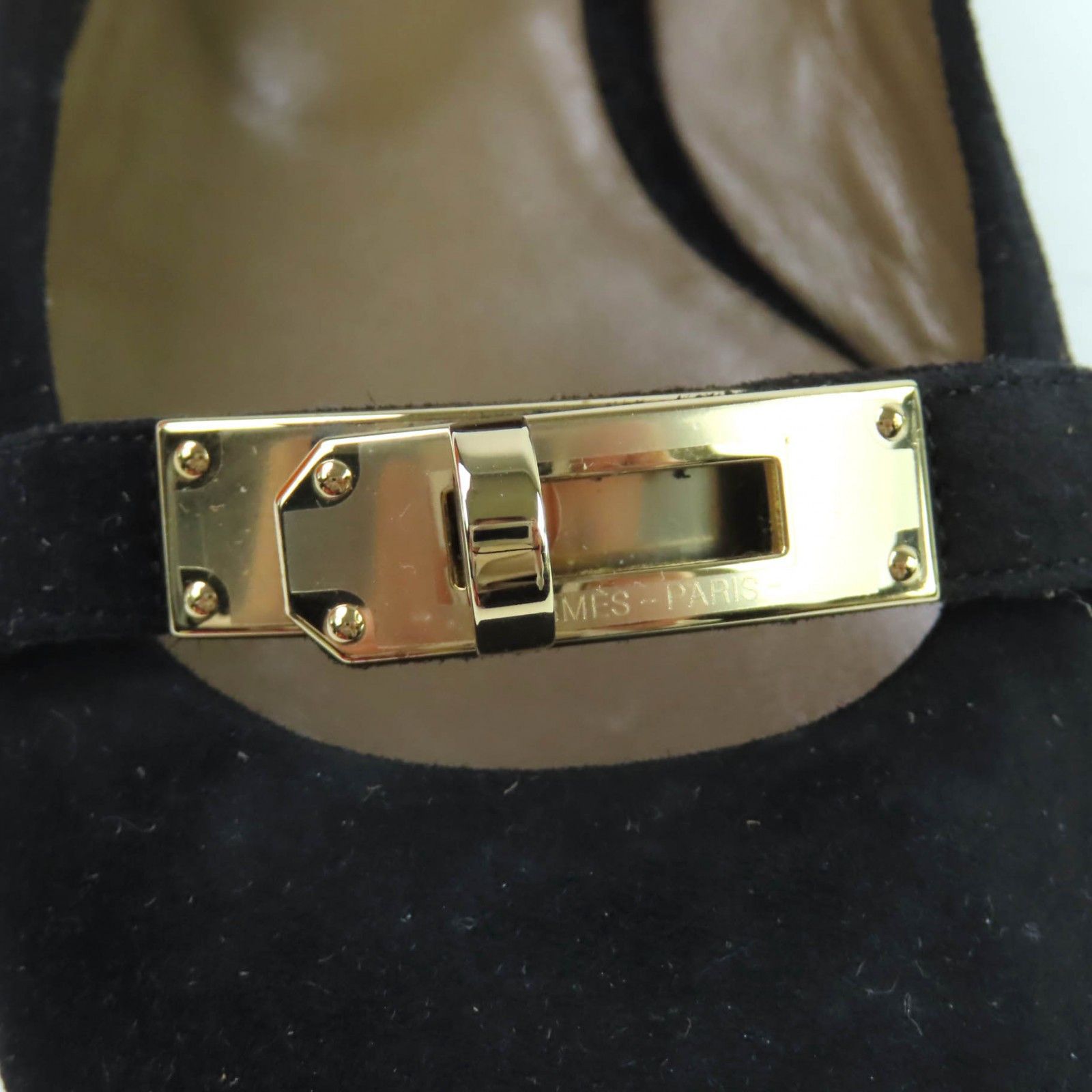 Hermes Hermes Hermes Bilbao Kelly Buckle Suede Pumps Suede Shoes DUTY FREE for USA Size ONE SIZE - 9 Thumbnail