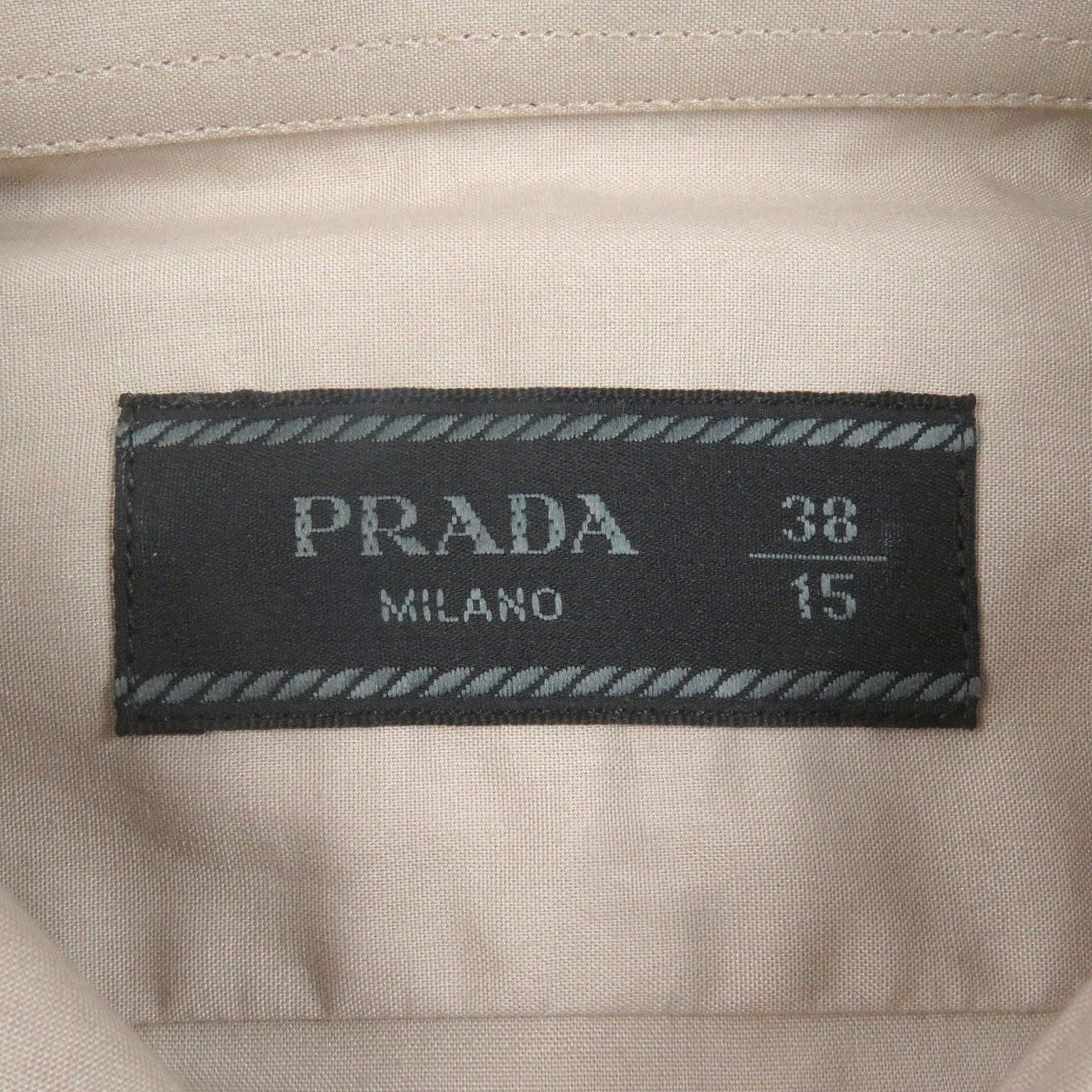 Prada Prada PRADA Long Sleeve Shirt Cotton Shirt Cotton Dress Shirt UCN513 DUTY FREE for USA Size ONE SIZE - 6 Thumbnail