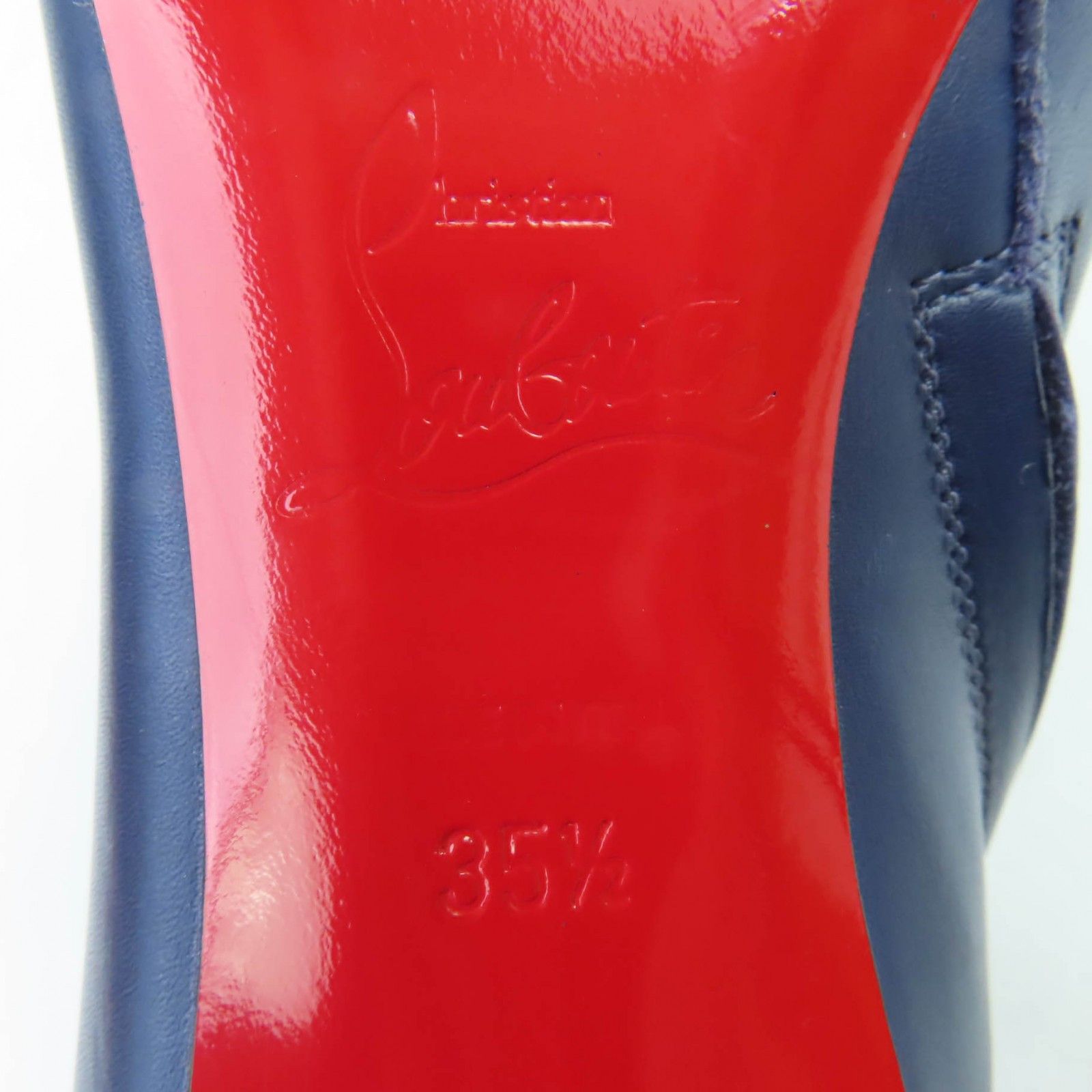 Christian Louboutin Christian Louboutin Christian Louboutin Leather Booties Leather Shoes DUTY FREE for USA Size ONE SIZE - 9 Thumbnail