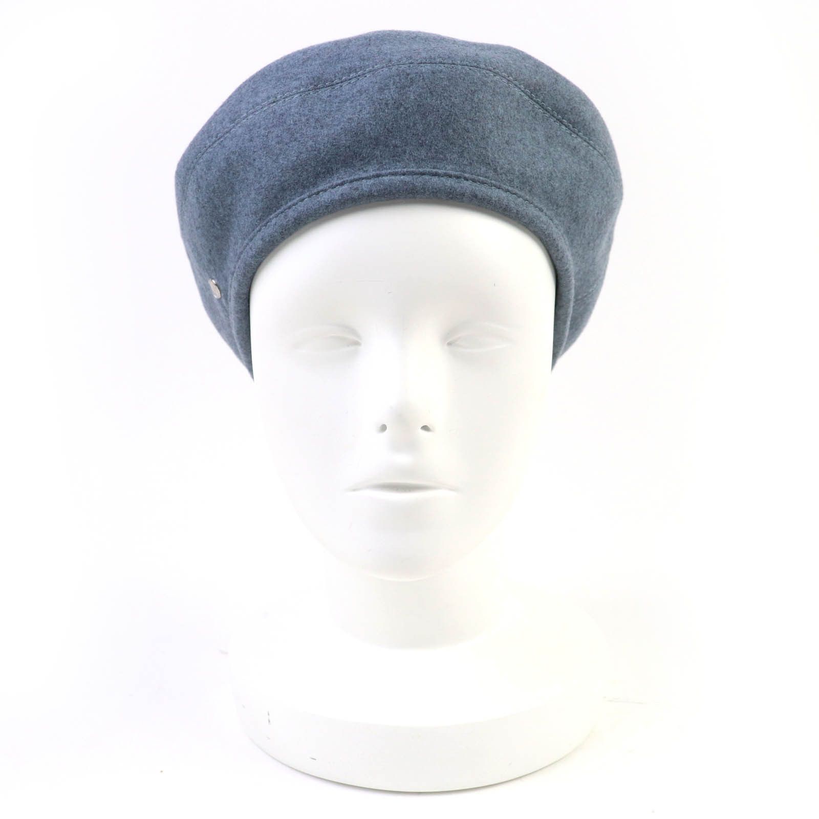 Hermes Hermes Hermes Saint Honor Serie Cashmere Beret Natural Material Hats DUTY FREE for USA Size ONE SIZE - 2 Thumbnail