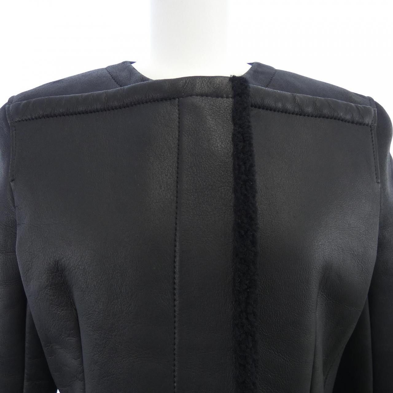 Hermes Hermes Hermes Mouton Shearling Jacket Leather Outerwear DUTY FREE for USA Size ONE SIZE - 5 Thumbnail