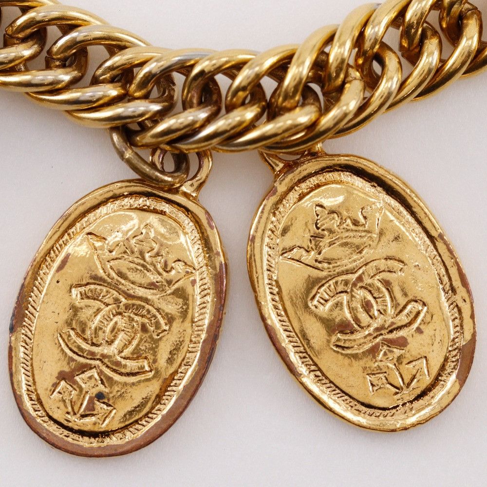 Chanel Chanel Chanel Medallion Charm Bracelet Metal Bracelet DUTY FREE for USA Size ONE SIZE - 9 Thumbnail