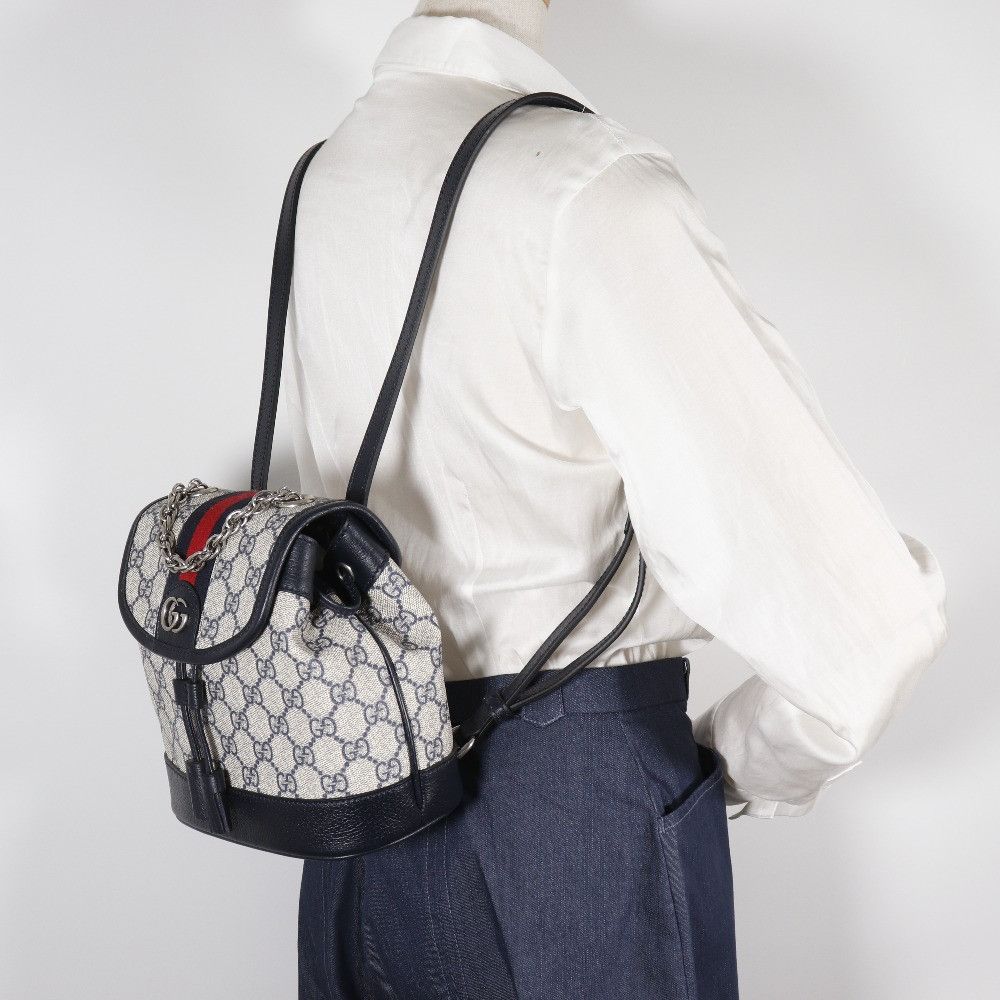 Gucci Gucci Gucci Ophidia GG Supreme 2way Backpack Canvas Backpack 795221 DUTY FREE for USA Size ONE SIZE - 11 Thumbnail