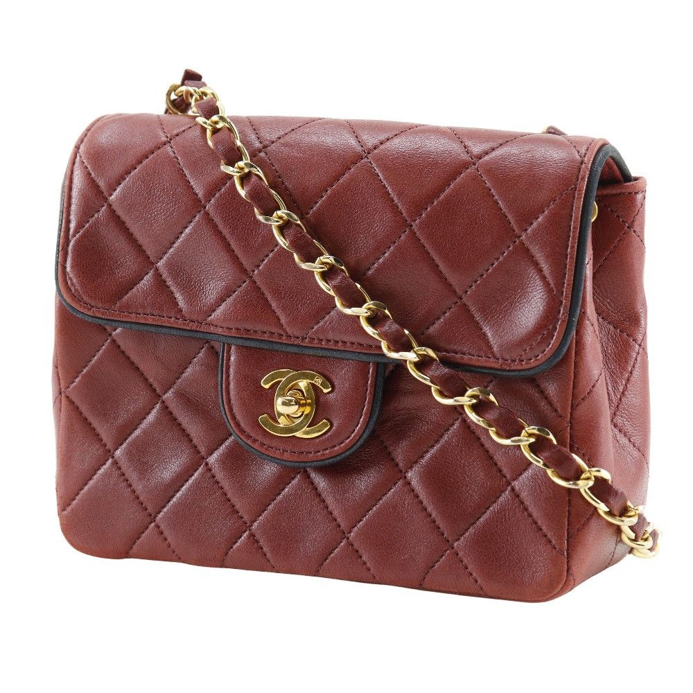 Chanel Chanel Chanel Mini Matelasse Lambskin Shoulder Bag Leather Shoulder Bag A35200 DUTY FREE for USA Size ONE SIZE - 2 Thumbnail