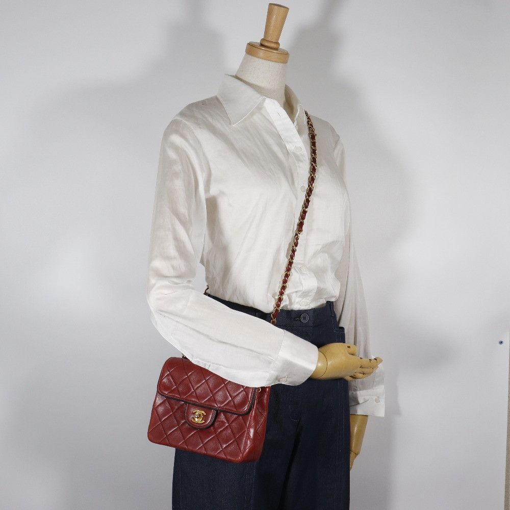 Chanel Chanel Chanel Mini Matelasse Lambskin Shoulder Bag Leather Shoulder Bag A35200 DUTY FREE for USA Size ONE SIZE - 18 Thumbnail
