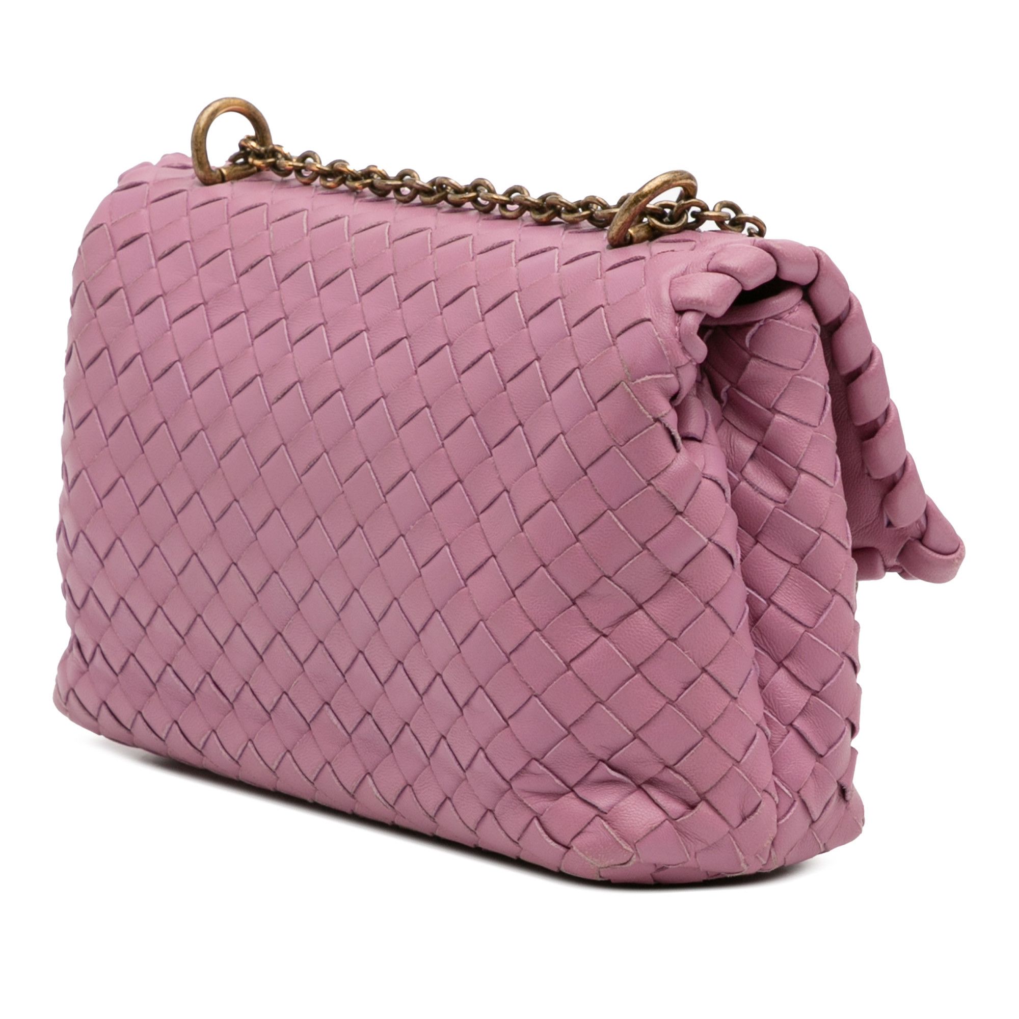 Bottega Veneta Bottega Veneta Baby Nappa Intrecciato Olimpia Crossbody Size ONE SIZE - 2 Thumbnail