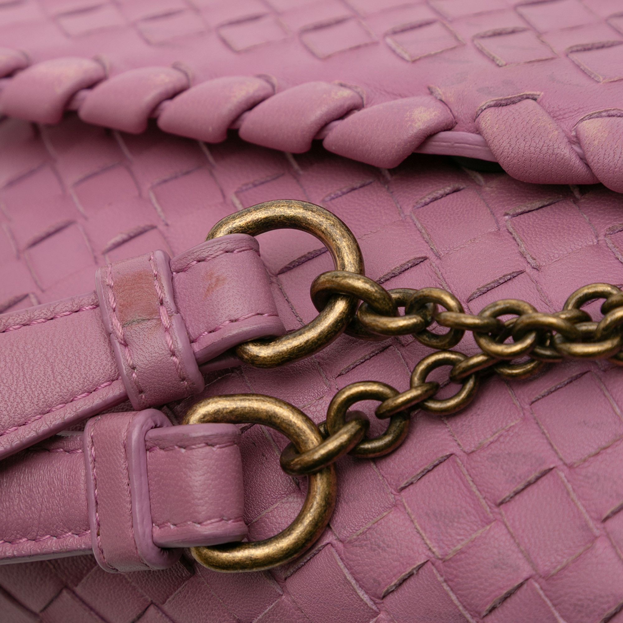 Bottega Veneta Bottega Veneta Baby Nappa Intrecciato Olimpia Crossbody Size ONE SIZE - 11 Thumbnail