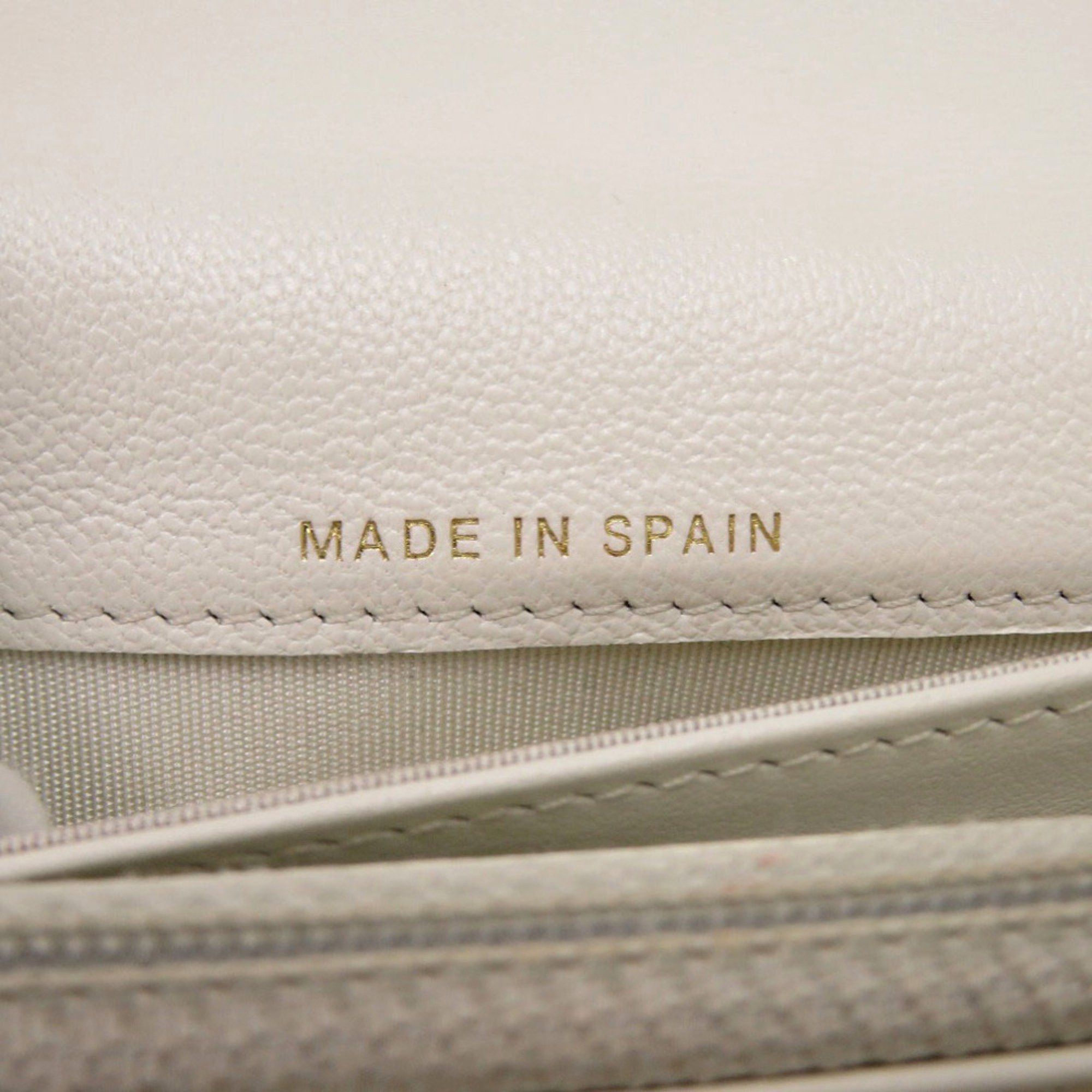 Chanel Chanel 19 AP0955 White Lambskin Coco Mark Long Wallet, 30 Series, White, 0766 Size ONE SIZE - 6 Thumbnail