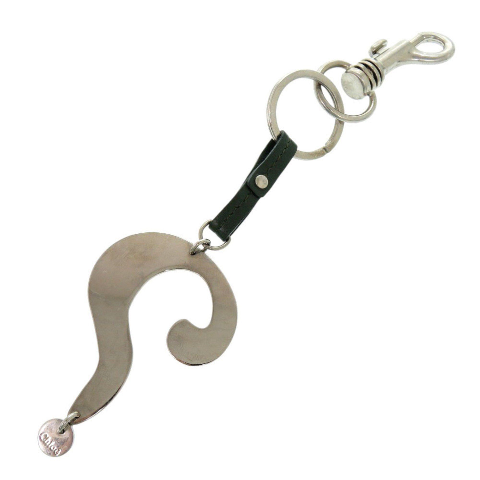Chloe Chloé Chloe Key Ring Question Charm Keychain Metal/Metal Green 1876 Size ONE SIZE - 3 Thumbnail