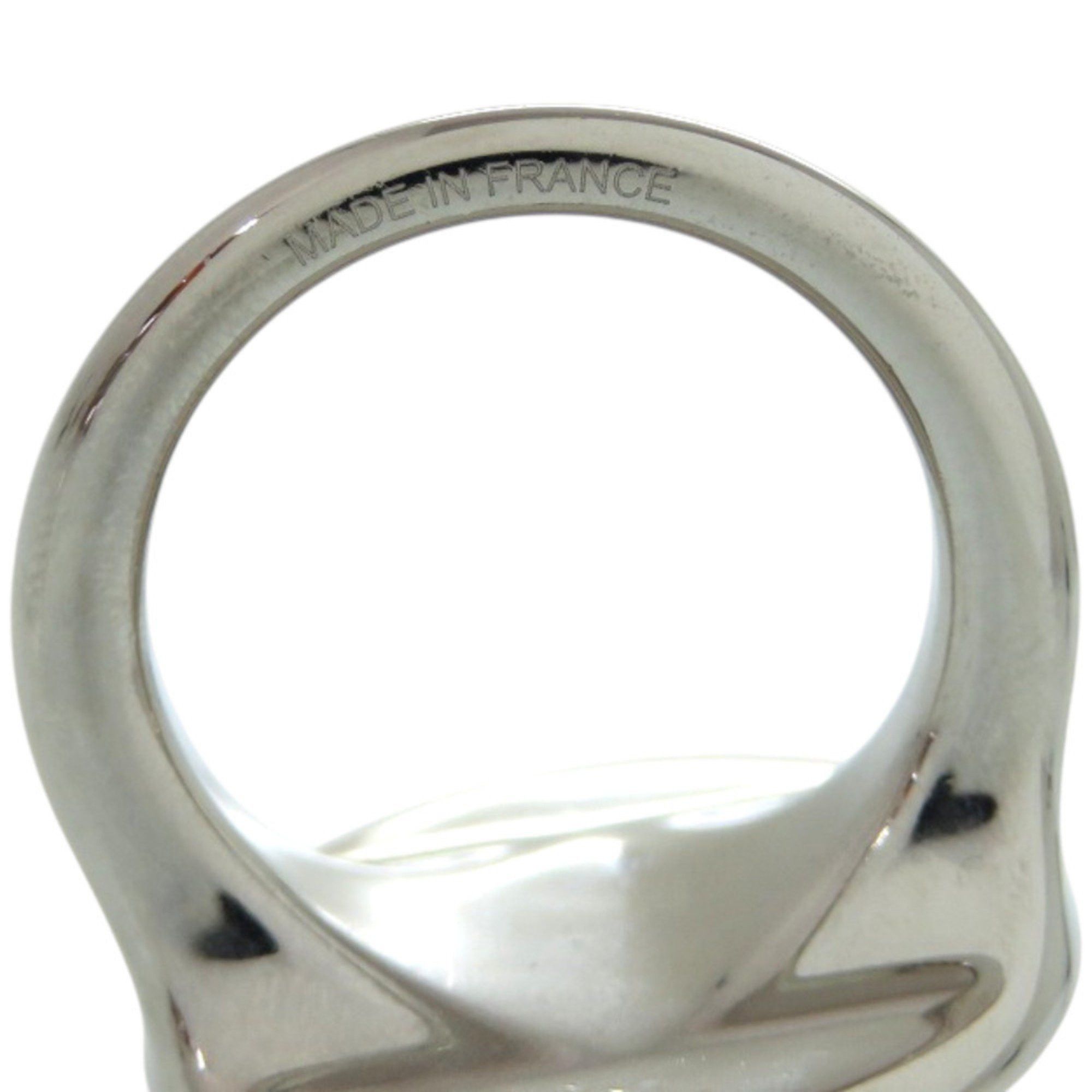 Hermes Hermes Collier de Chien Metal Silver Scarf Ring 0076 HERMES Size ONE SIZE - 4 Thumbnail