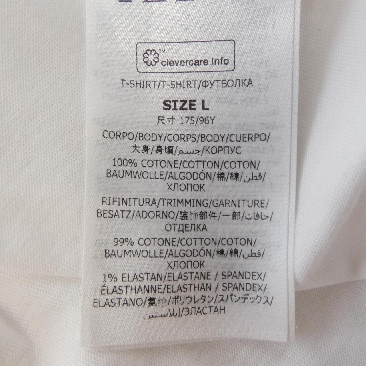 Stella Mccartney Stella McCartney Record Long T-shirt Cotton T-Shirts DUTY FREE for USA