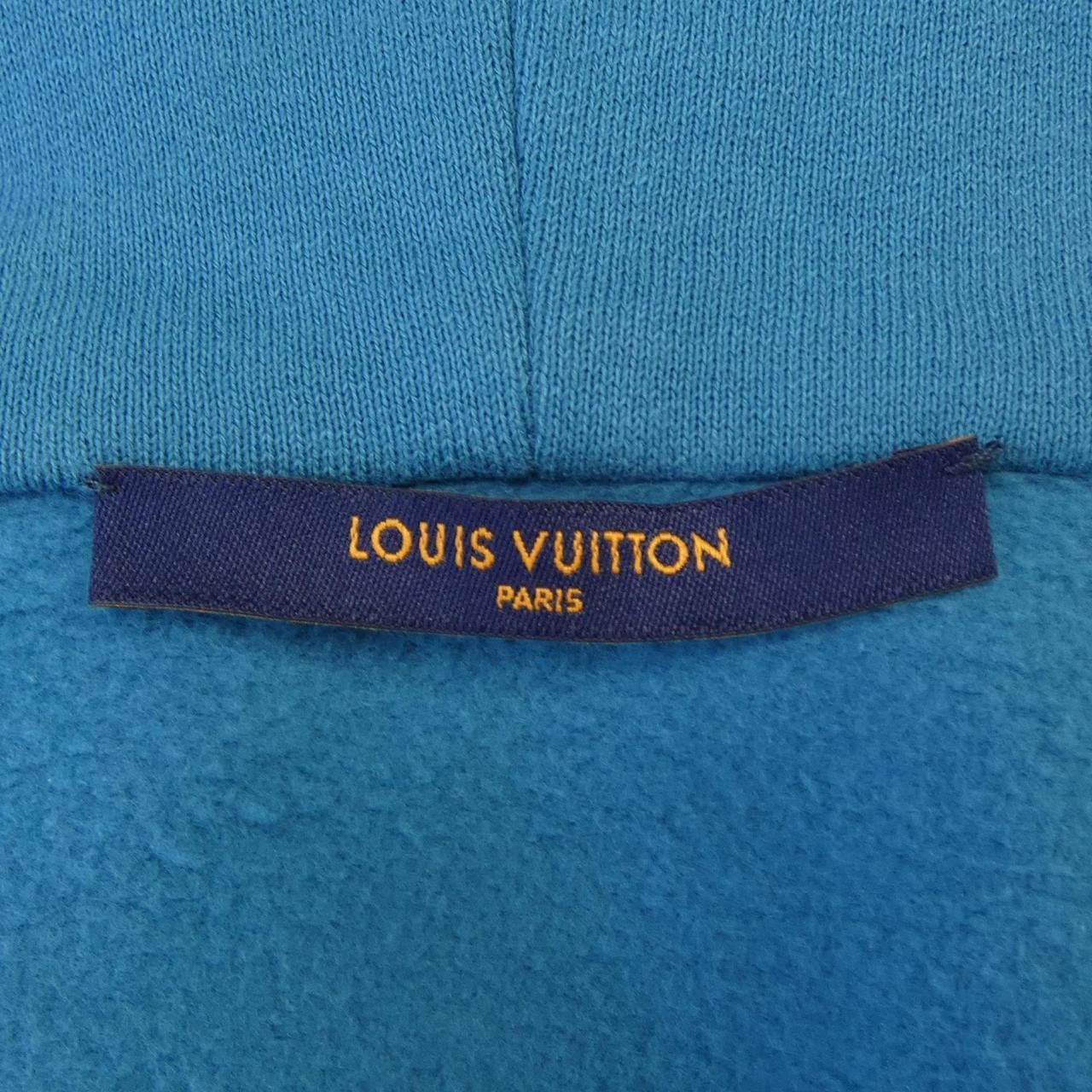 Louis Vuitton Louis Vuitton Louis Vuitton Signature Hoodie with Embroidery Hoodie Cotton Sweatshirts & Hoodies HNY56WIHN DUTY FREE for USA Size ONE SIZE - 4 Thumbnail