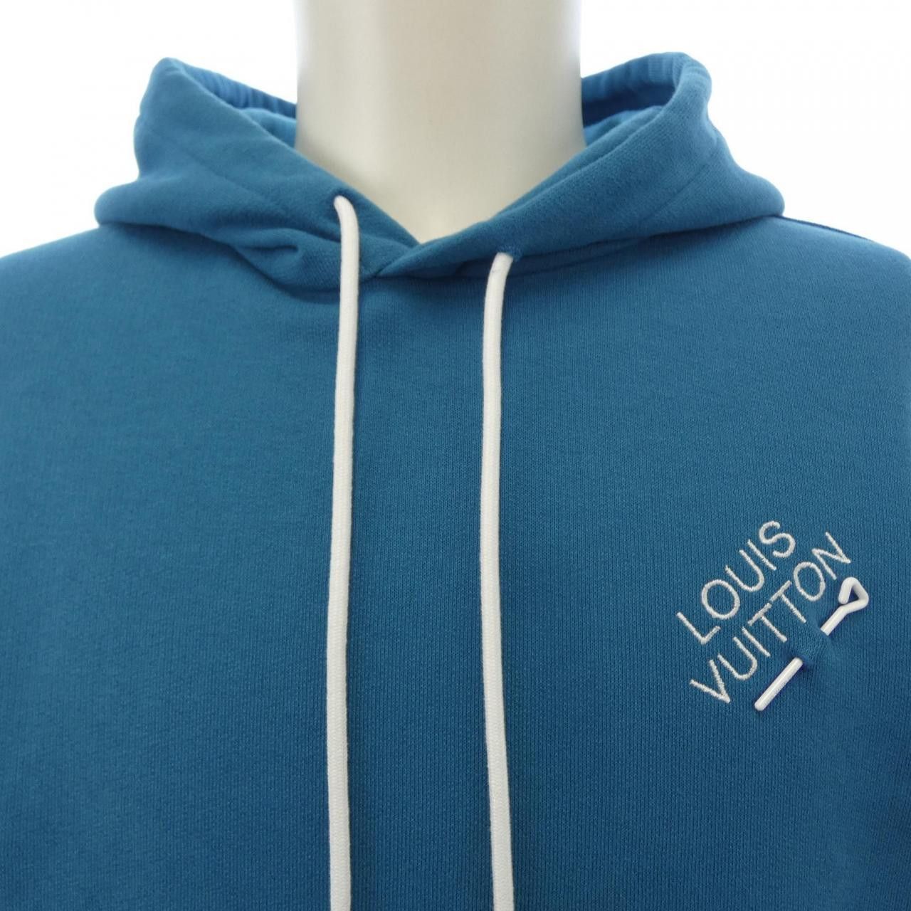 Louis Vuitton Louis Vuitton Louis Vuitton Signature Hoodie with Embroidery Hoodie Cotton Sweatshirts & Hoodies HNY56WIHN DUTY FREE for USA Size ONE SIZE - 5 Thumbnail