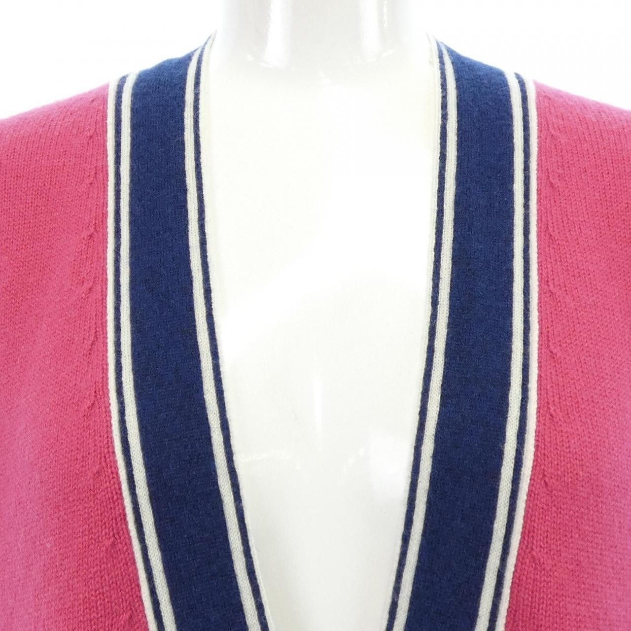Chanel Chanel Chanel P62918K48449 20C 100% Cashmere Long Cardigan Others Tops P62918K48449 DUTY FREE for USA Size ONE SIZE - 6 Thumbnail
