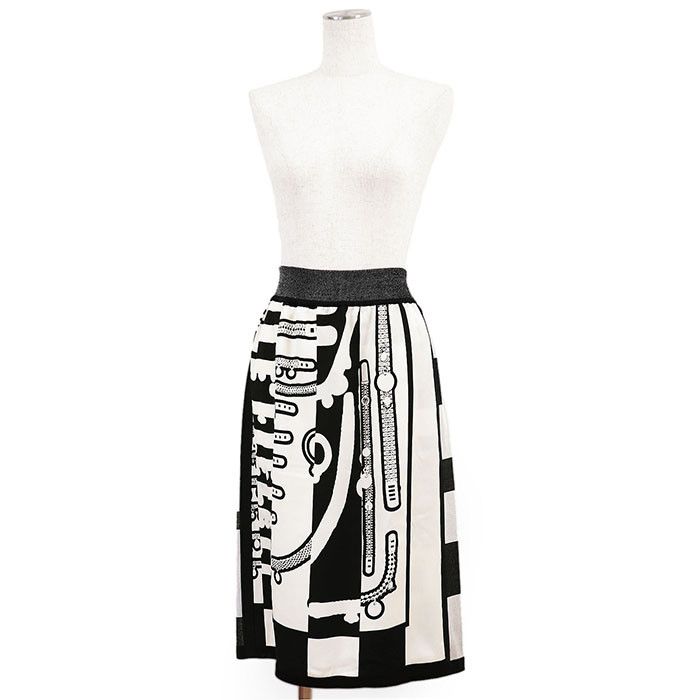 Hermes Hermes Hermes Twillene Silk Knit Skirt Others Skirts DUTY FREE for USA Size ONE SIZE - 2 Thumbnail