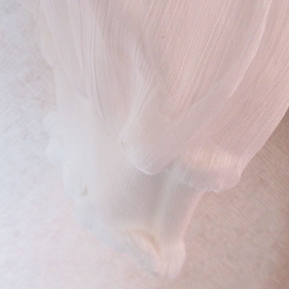 Other FRENCH PAVE Embroidery Lace Sheer Sleeve Blouse Others Tops DUTY FREE for USA