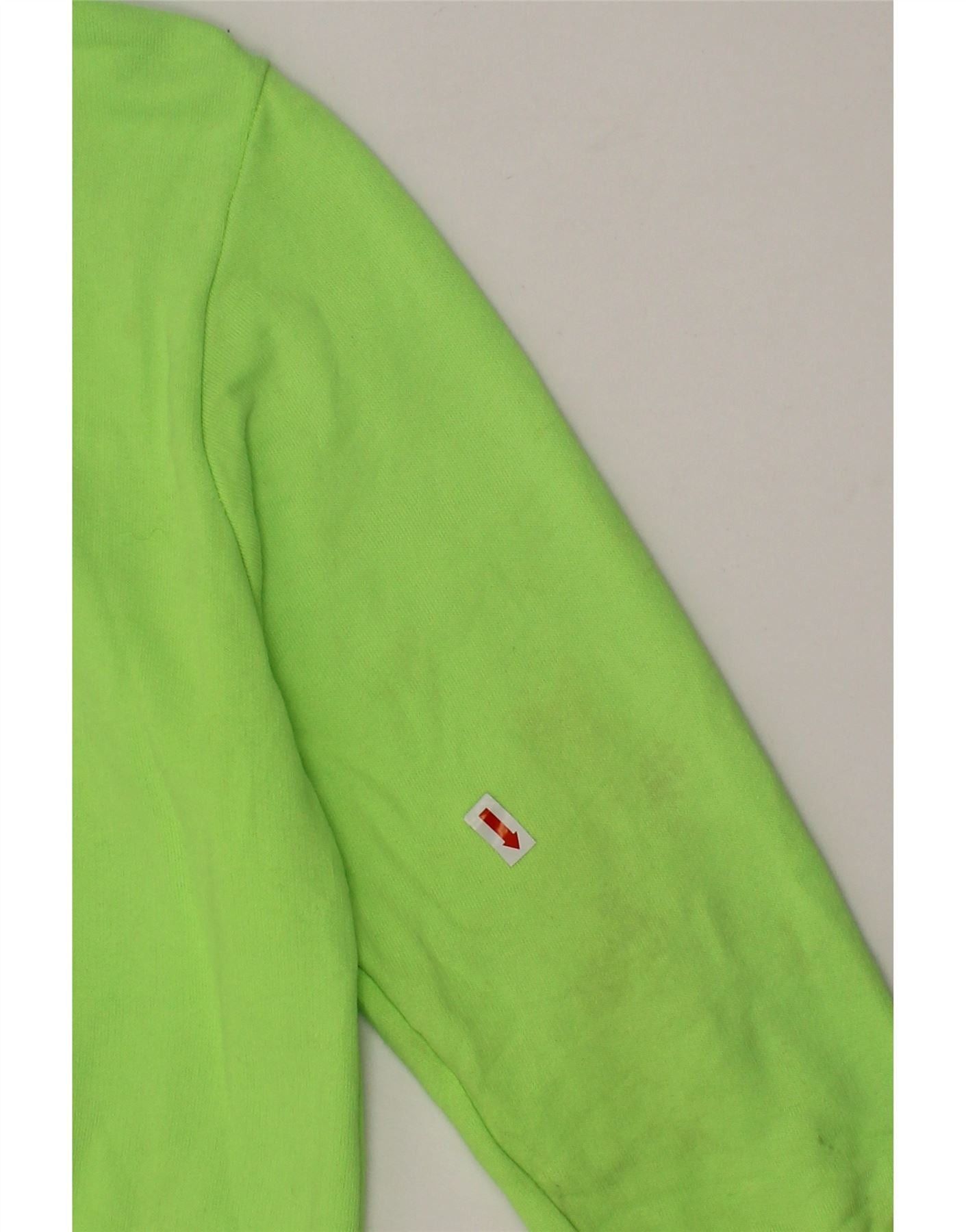 Diesel Girls Graphic Sweatshirt Jumper 7-8 Years Green Cotton Size M / US 6-8 / IT 42-44 - 4 Thumbnail