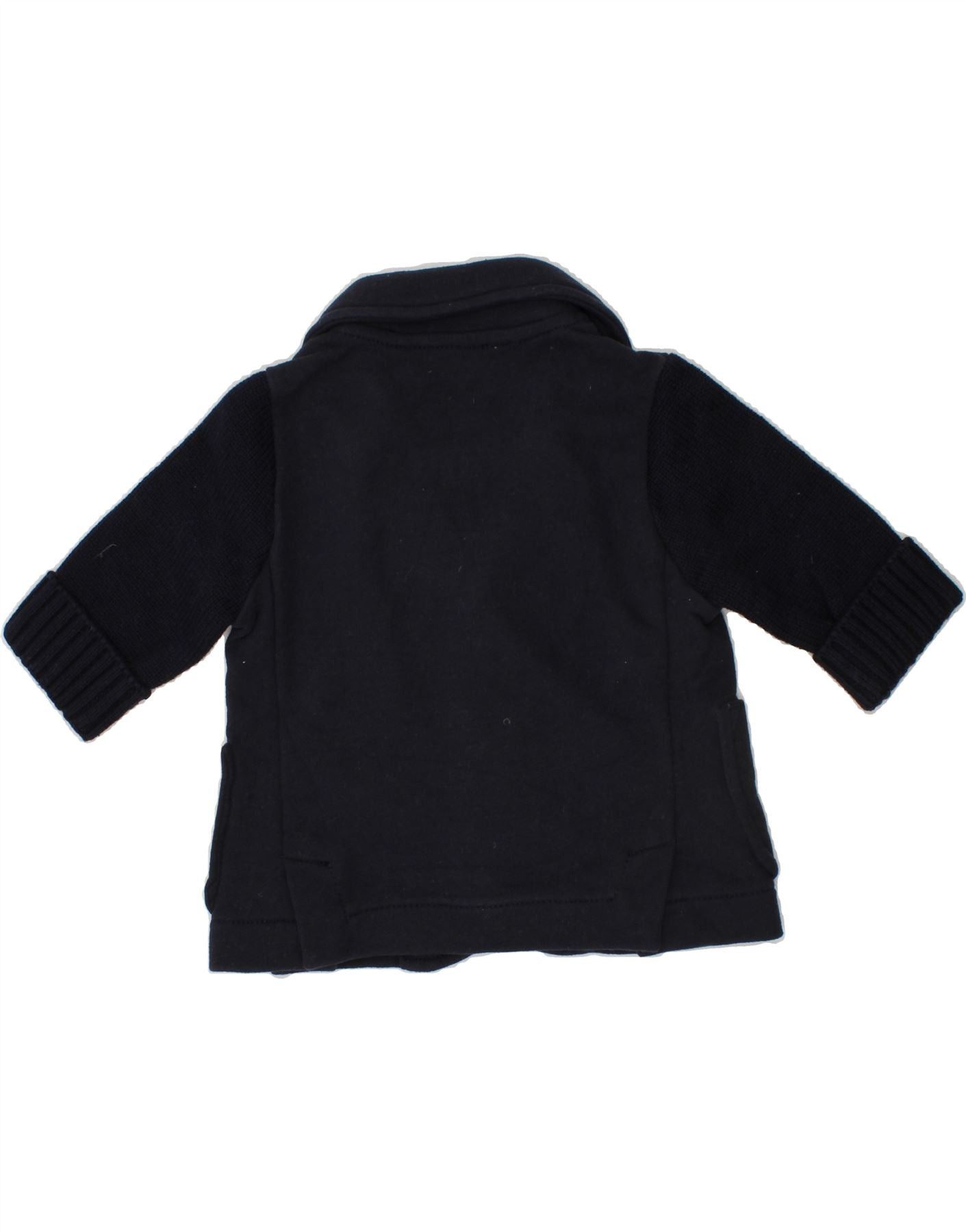 Diesel Baby Boys 2 Button Knit Blazer Jacket 6-9 Months Navy Blue C Size XS / US 0-2 / IT 36-38 - 2 Thumbnail