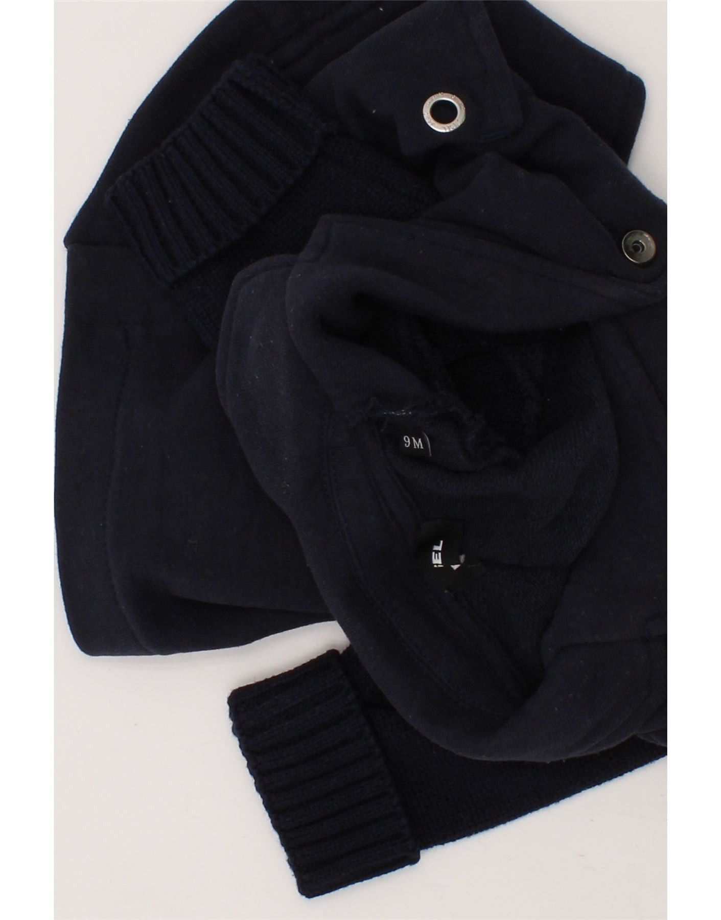 Diesel Baby Boys 2 Button Knit Blazer Jacket 6-9 Months Navy Blue C Size XS / US 0-2 / IT 36-38 - 3 Thumbnail