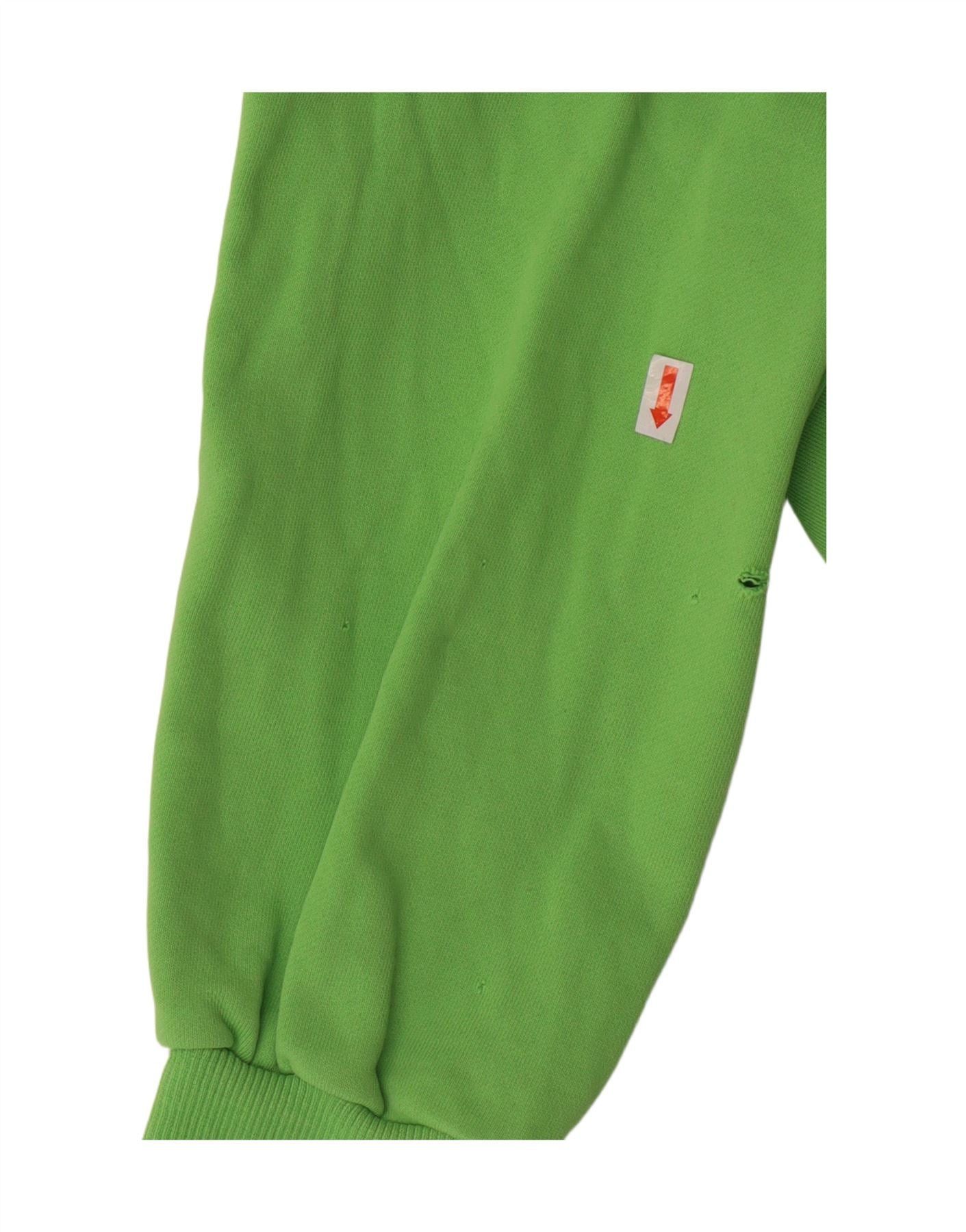 Diesel Boys Graphic Sweatshirt Jumper 13-14 Years Green Cotton Size L / US 10 / IT 46 - 4 Thumbnail