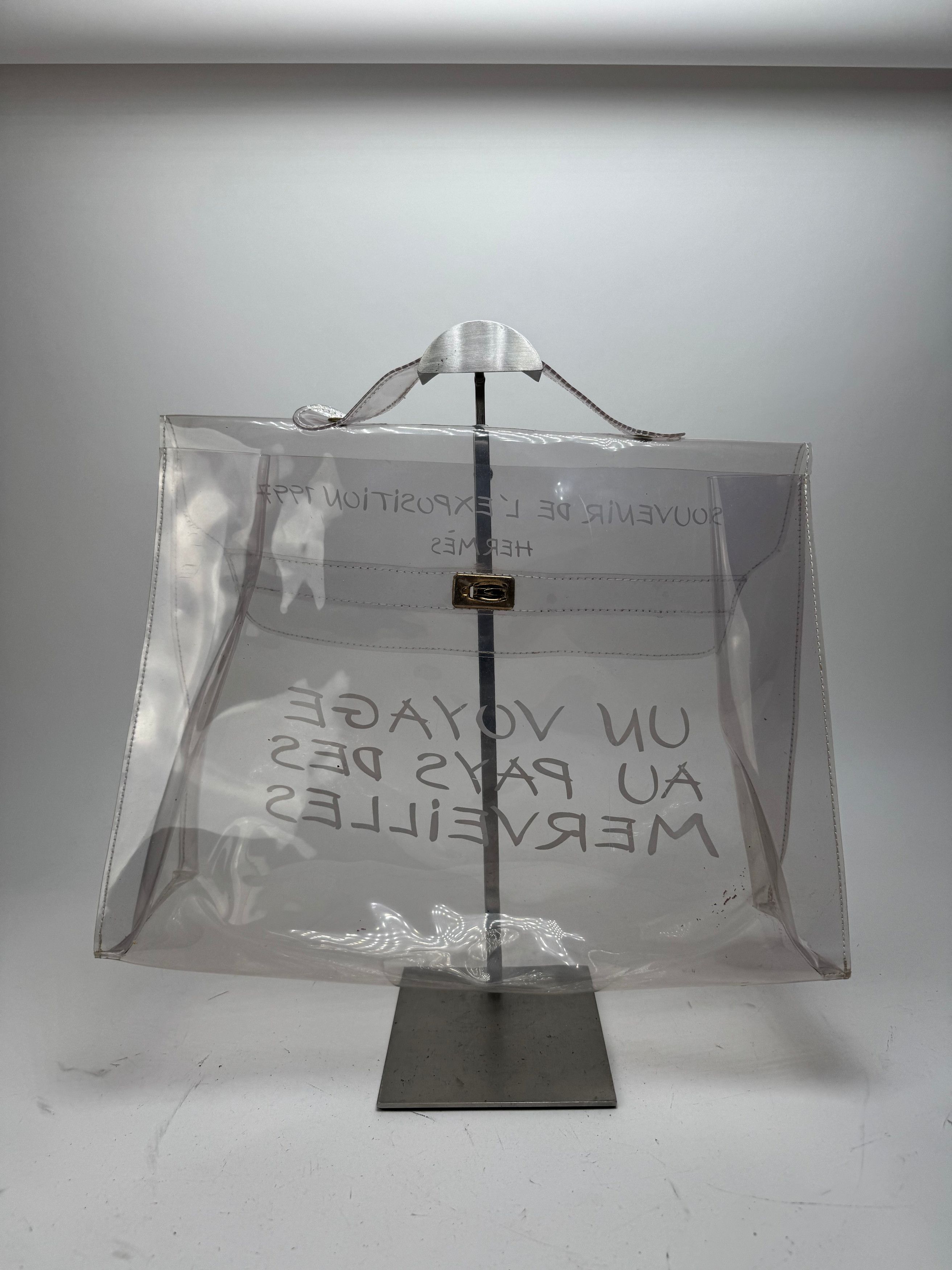 Other Vintage Hermes PVC Transparent Kelly Bag Size ONE SIZE - 2 Thumbnail