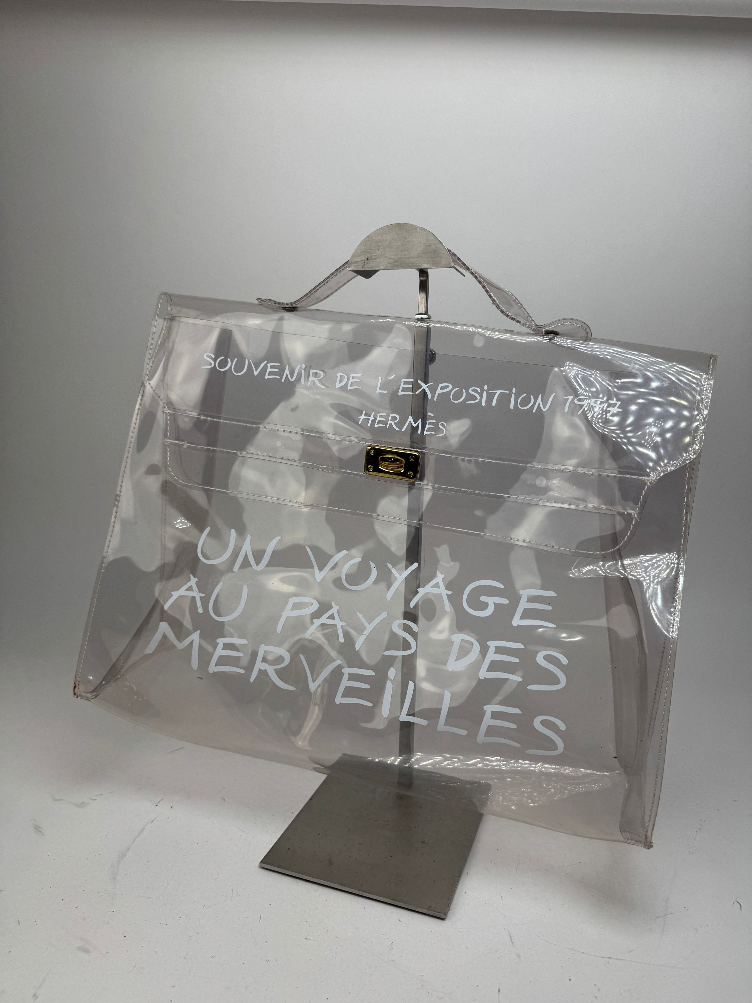 Other Vintage Hermes PVC Transparent Kelly Bag Size ONE SIZE - 9 Thumbnail