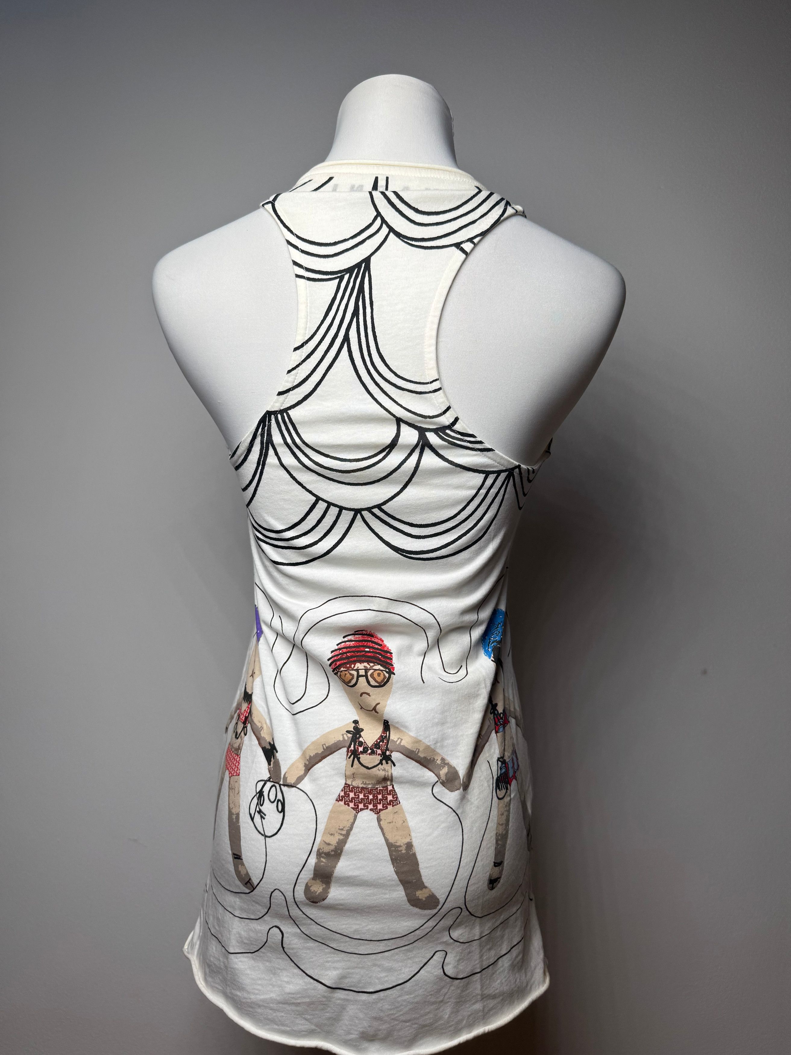 Marni Vintage Top White Black 38/M Size S / US 4 / IT 40 - 3 Thumbnail