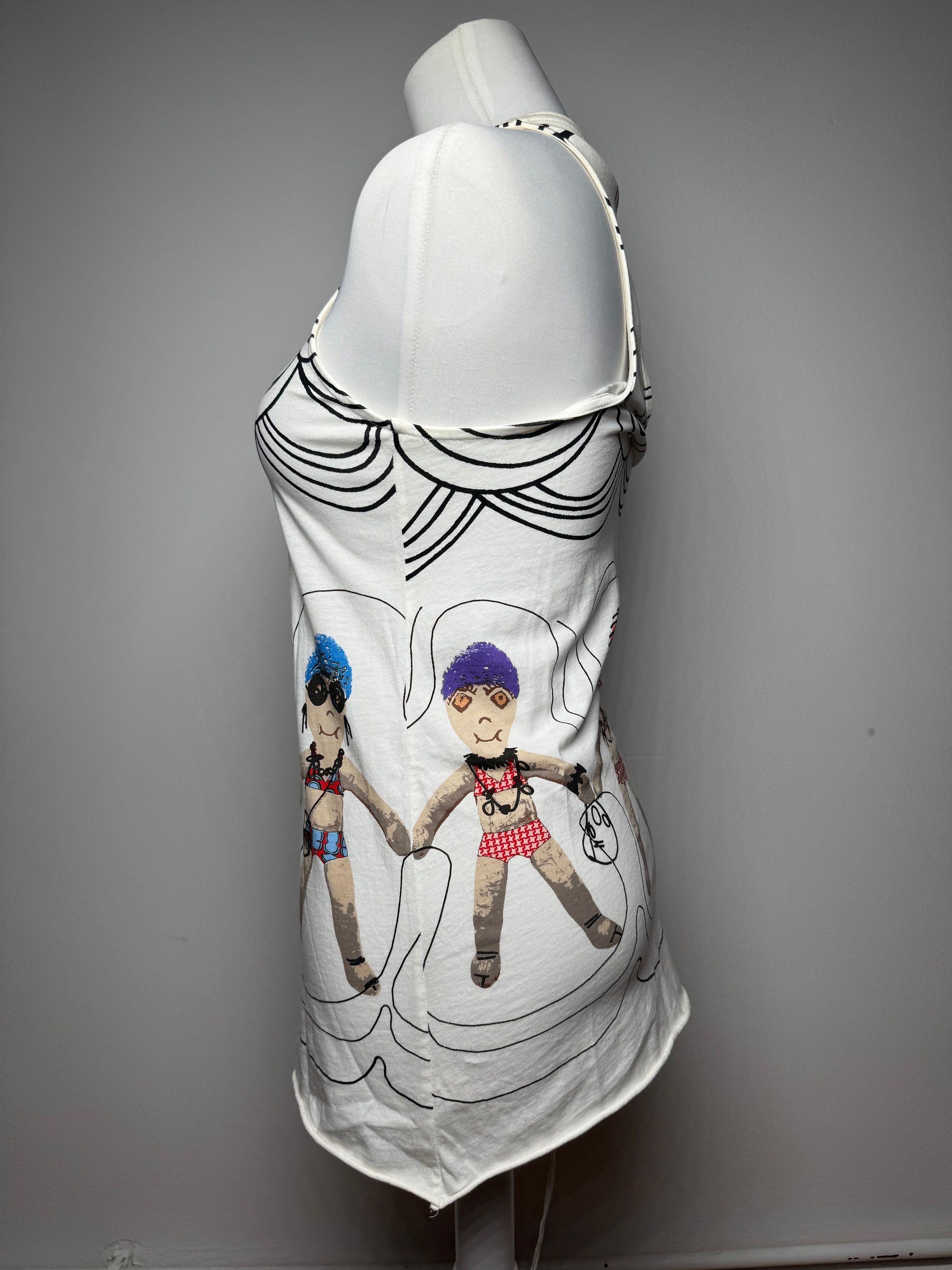 Marni Vintage Top White Black 38/M Size S / US 4 / IT 40 - 2 Thumbnail
