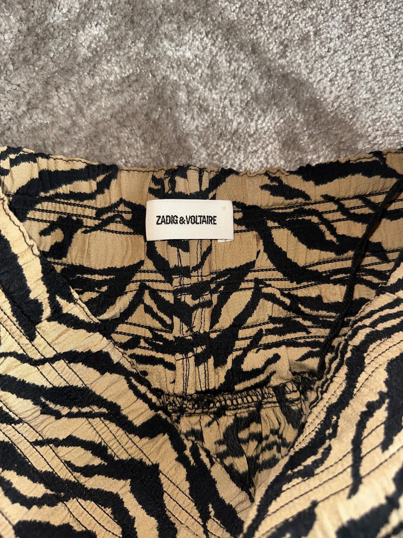 Zadig & Voltaire Zadig & Voltaire Jockey Tiger Skirt Skirt Size 25" / US 0 / IT 36 - 2 Thumbnail
