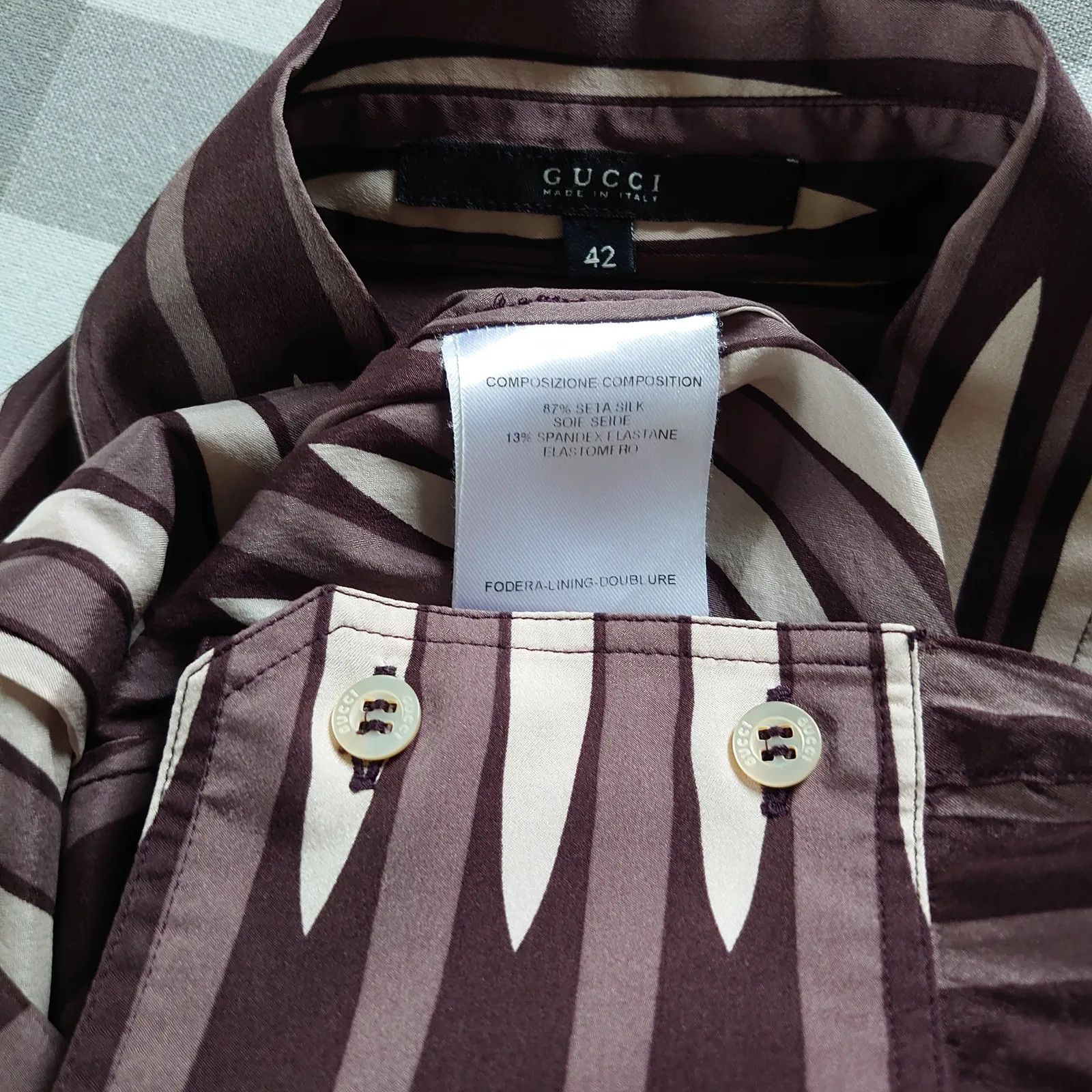 Gucci Gucci vintage Shirt Size XS / US 0-2 / IT 36-38 - 3 Thumbnail