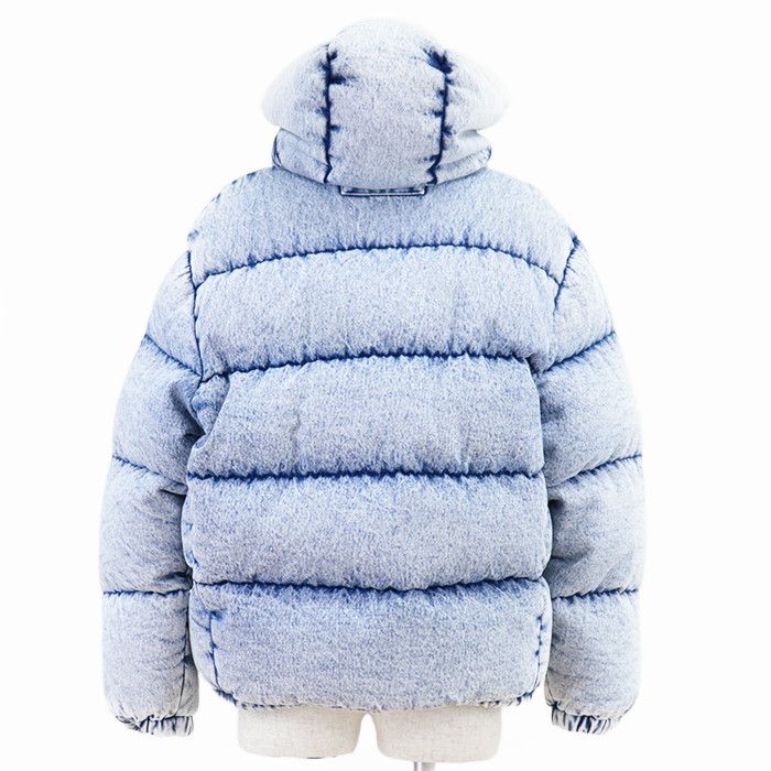 Miu Miu Miu Miu Miu Miu Denim Down 2way Jacket Denim Outerwear DUTY FREE for USA Size ONE SIZE - 4 Thumbnail