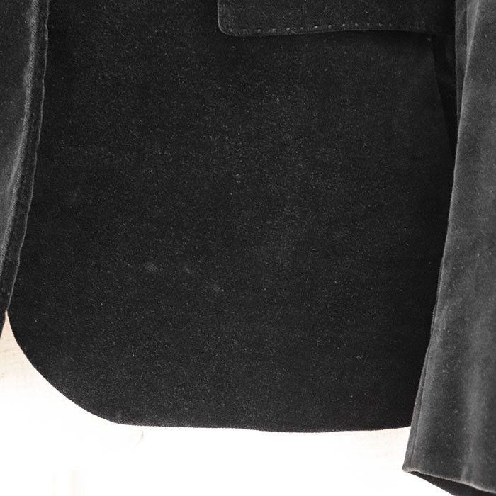 Gucci Gucci Gucci Velour Cotton Blend Tailored Jacket Cotton Outerwear DUTY FREE for USA Size ONE SIZE - 4 Thumbnail