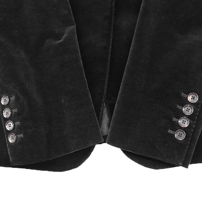 Gucci Gucci Gucci Velour Cotton Blend Tailored Jacket Cotton Outerwear DUTY FREE for USA Size ONE SIZE - 5 Thumbnail
