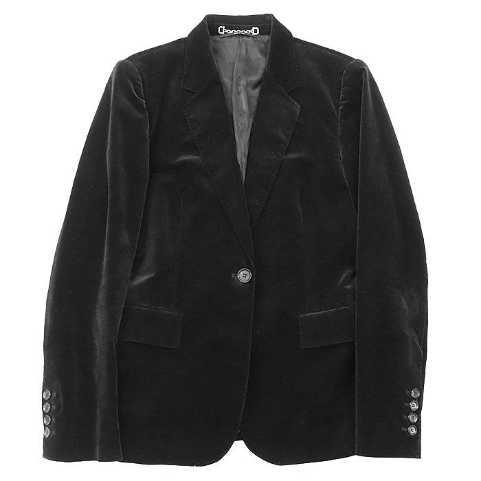 Gucci Gucci Gucci Velour Cotton Blend Tailored Jacket Cotton Outerwear DUTY FREE for USA Size ONE SIZE - 15 Thumbnail