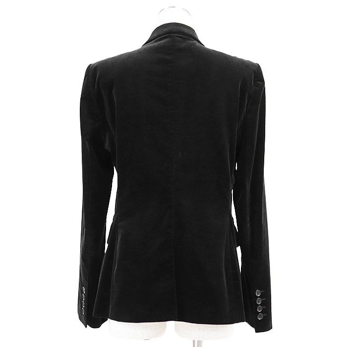 Gucci Gucci Gucci Velour Cotton Blend Tailored Jacket Cotton Outerwear DUTY FREE for USA Size ONE SIZE - 6 Thumbnail