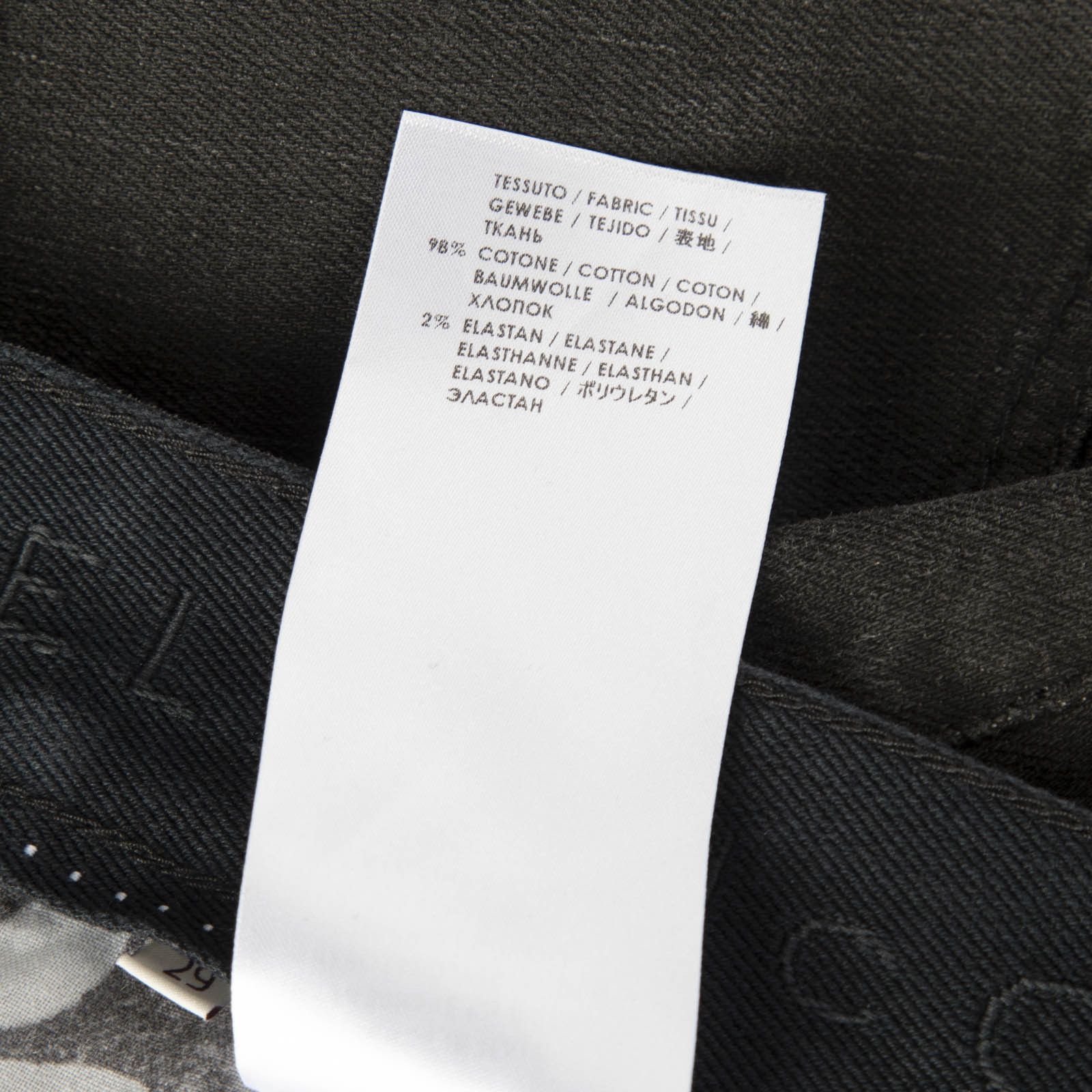 Stella McCartney Black Faded Zip Detail Jeans Size 30" / US 8 / IT 44 - 5 Thumbnail