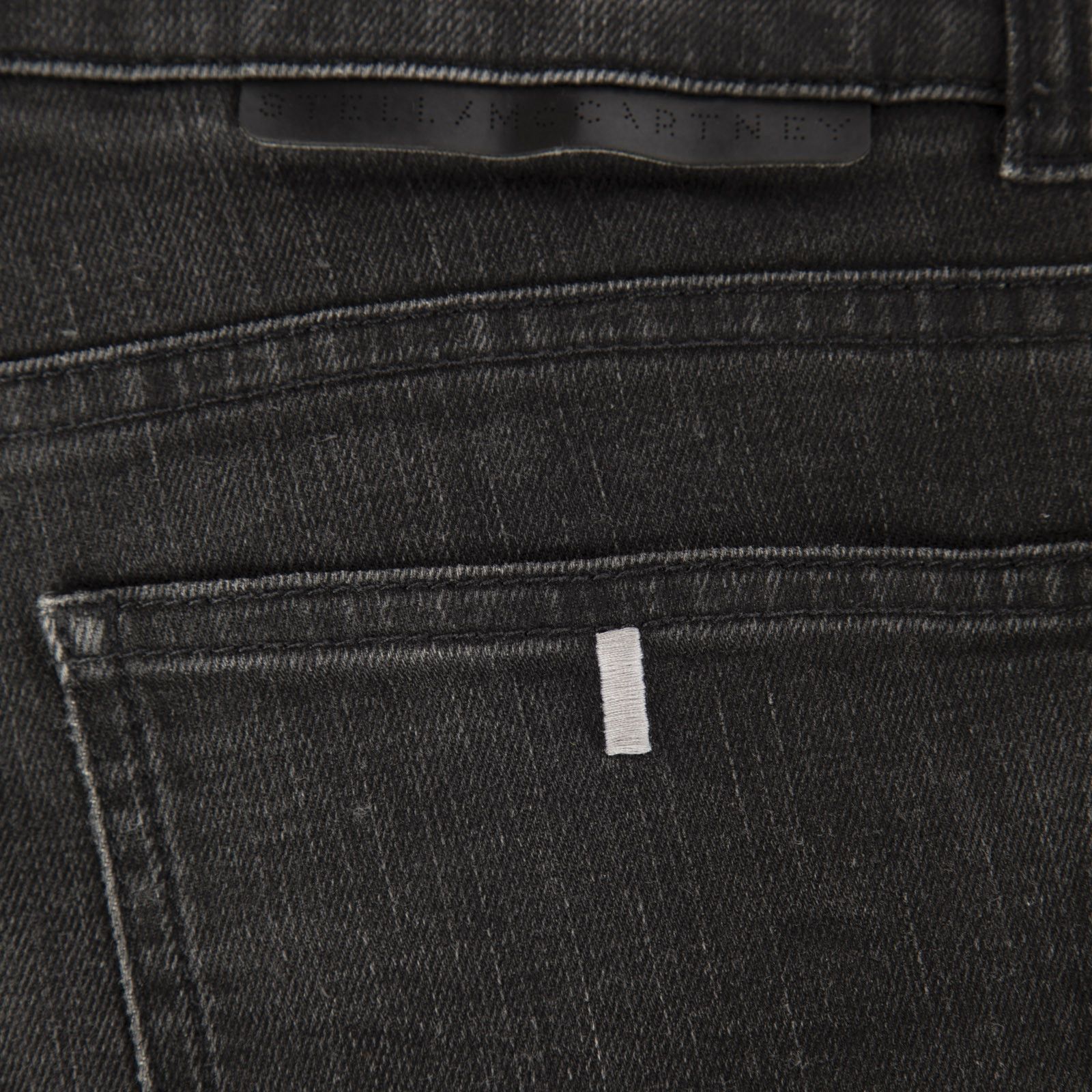 Stella McCartney Black Zip Detail Skinny Jeans Size 30" / US 8 / IT 44 - 3 Thumbnail