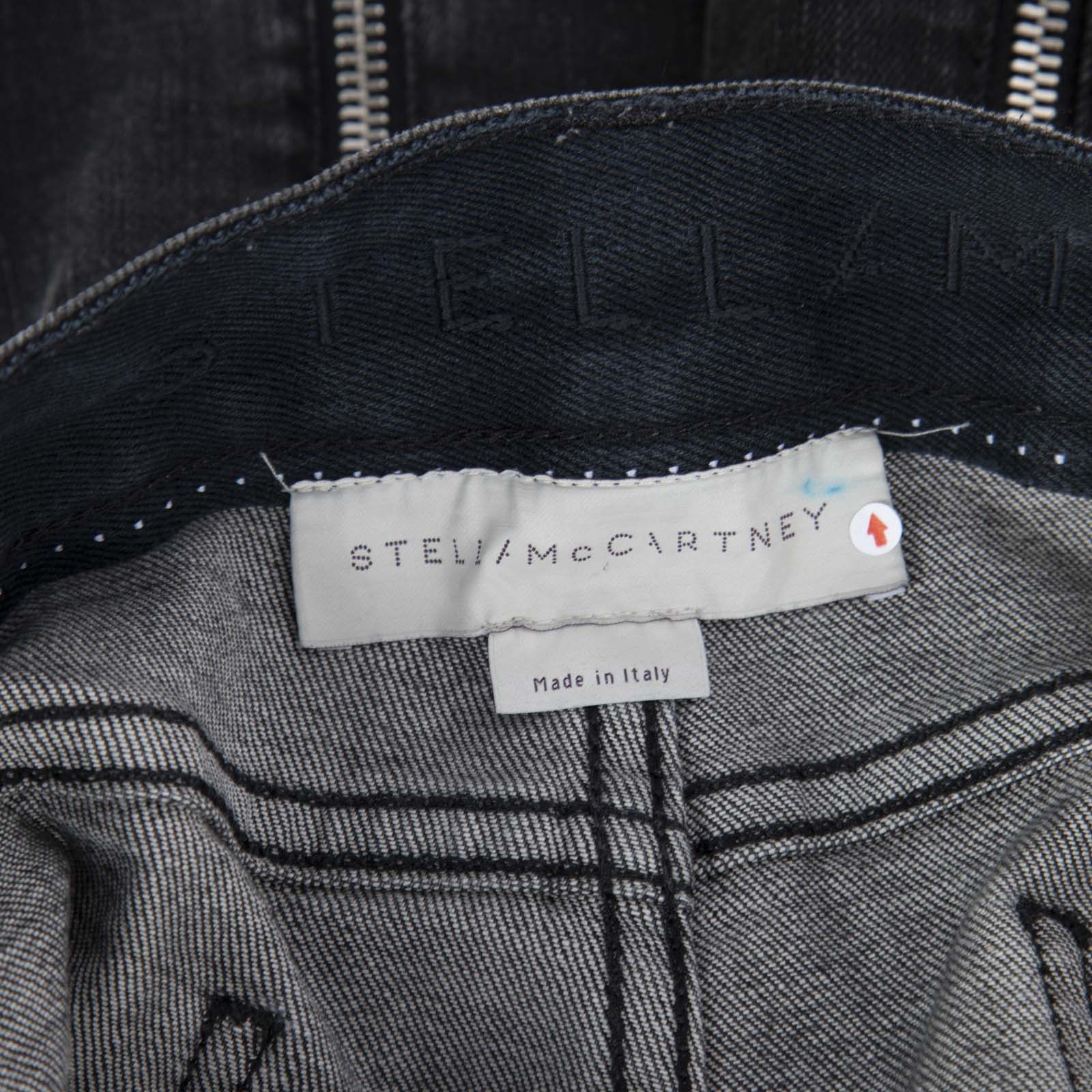 Stella McCartney Black Zip Detail Skinny Jeans Size 30" / US 8 / IT 44 - 4 Thumbnail