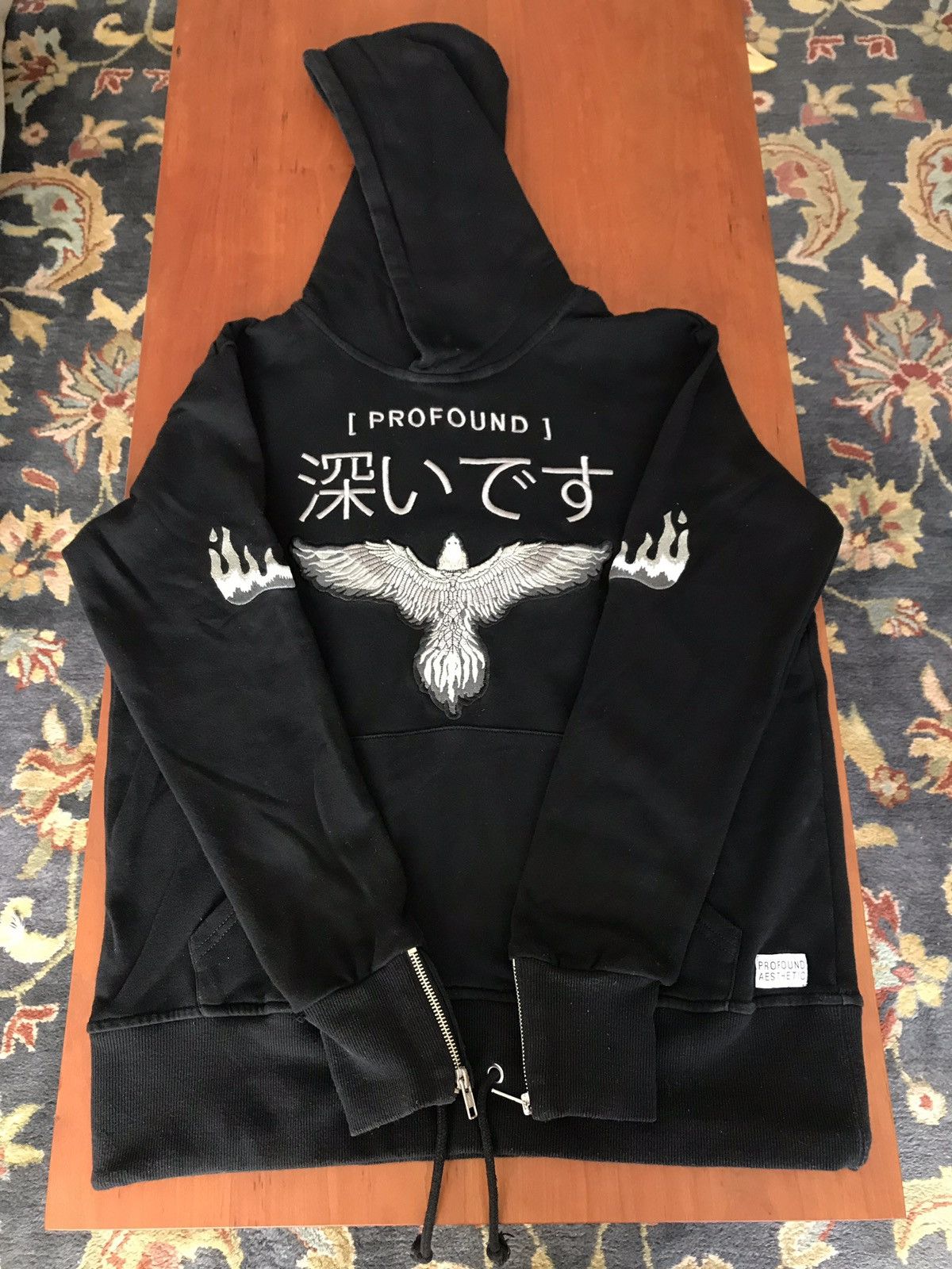 Profound Aesthetic Embroidered Eagle Hoodie Size US M / EU 48-50 / 2 - 1 Thumbnail